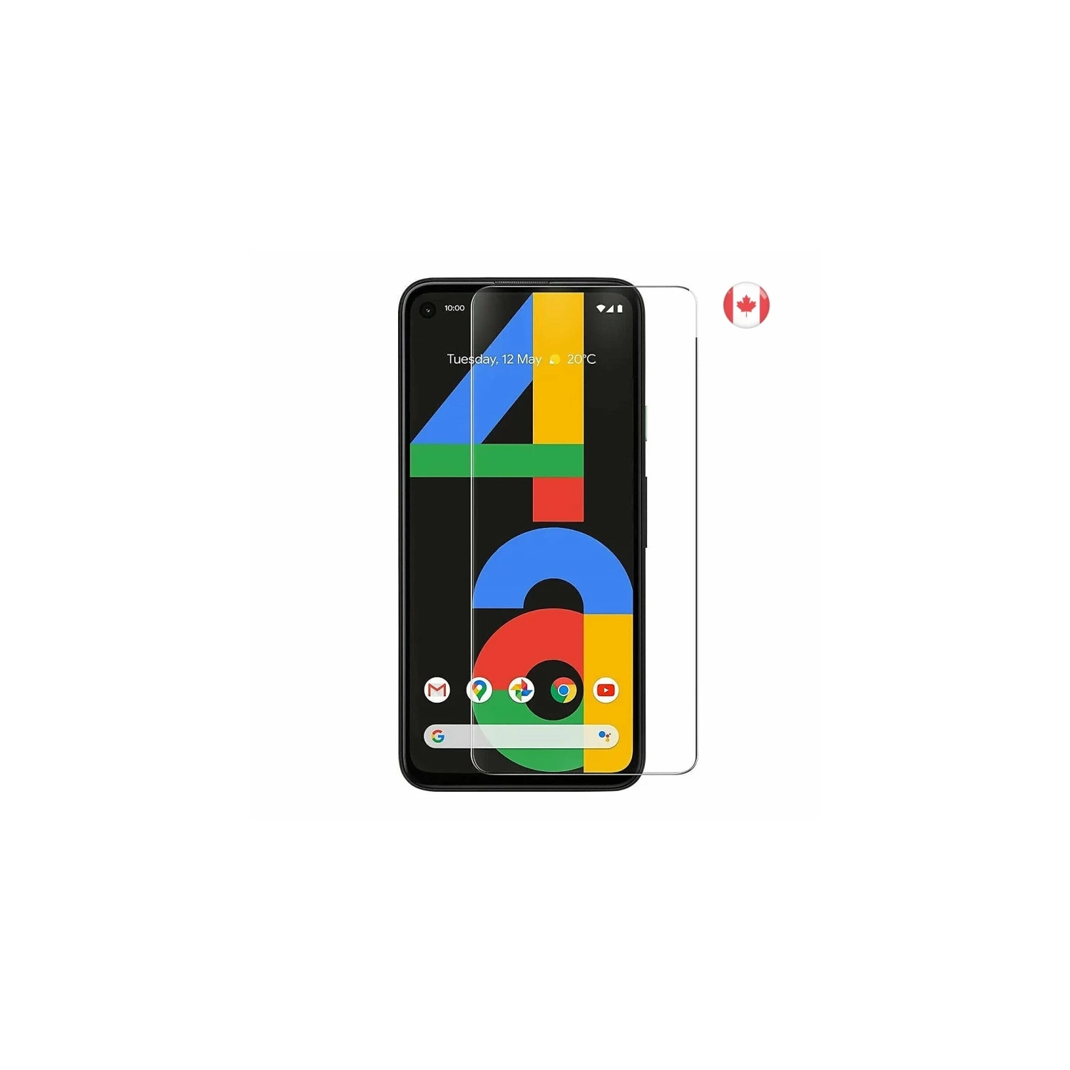 Protecteur d'écran en verre trempé pour Pixel 5 de Google - 0,33&nbsp;mm [garantie à vie] [antirayure] [anti-éclats] [sans bulles]