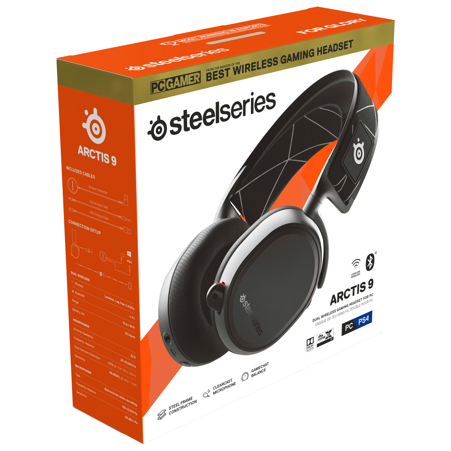 Steelseries Arctis 9 Wireless Gaming Headset for PC - Black - Only at Best  Buy