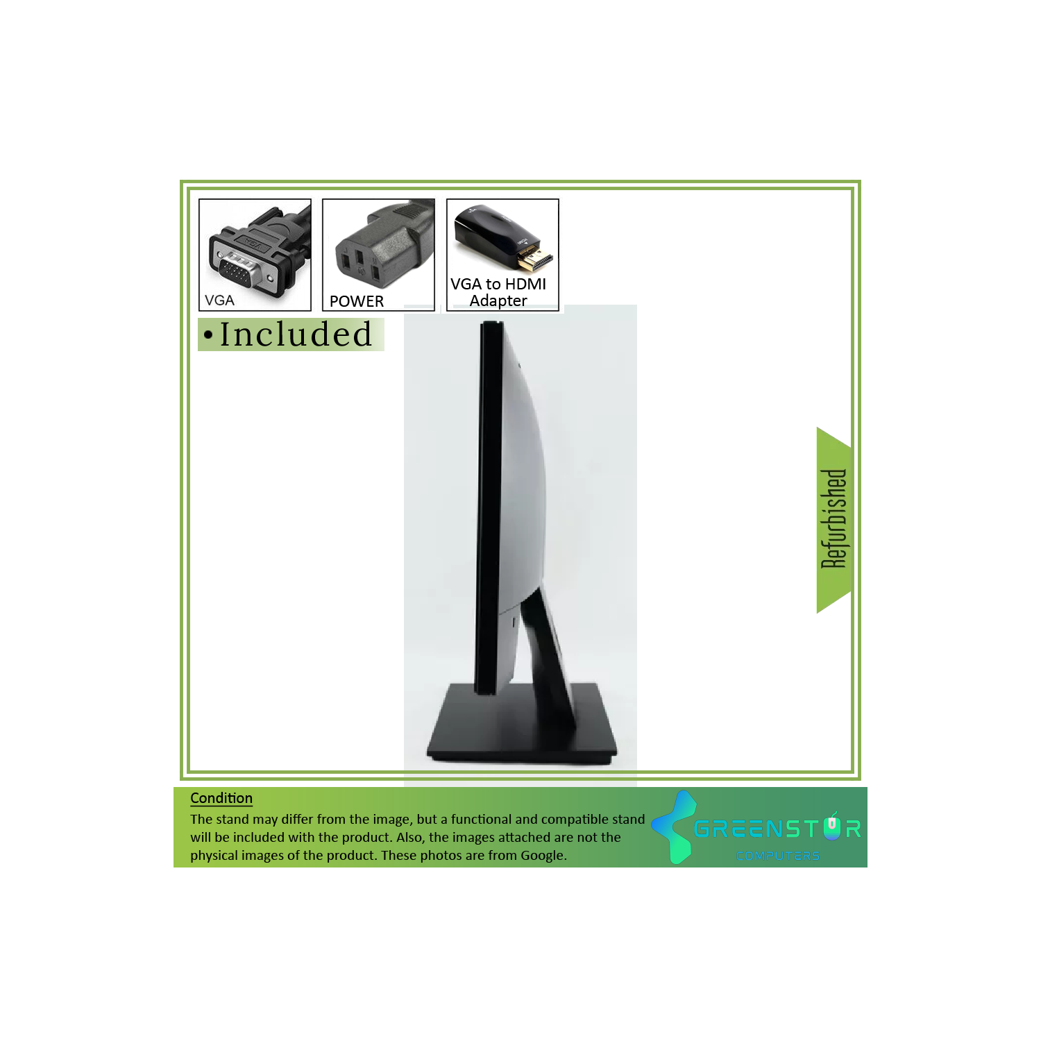 Remis à neuf - moniteur panoramique DEL TN de E2020H 20 po série E de Dell, résolution de 1600 x 900 HD+, affichage ACL à lumière noire