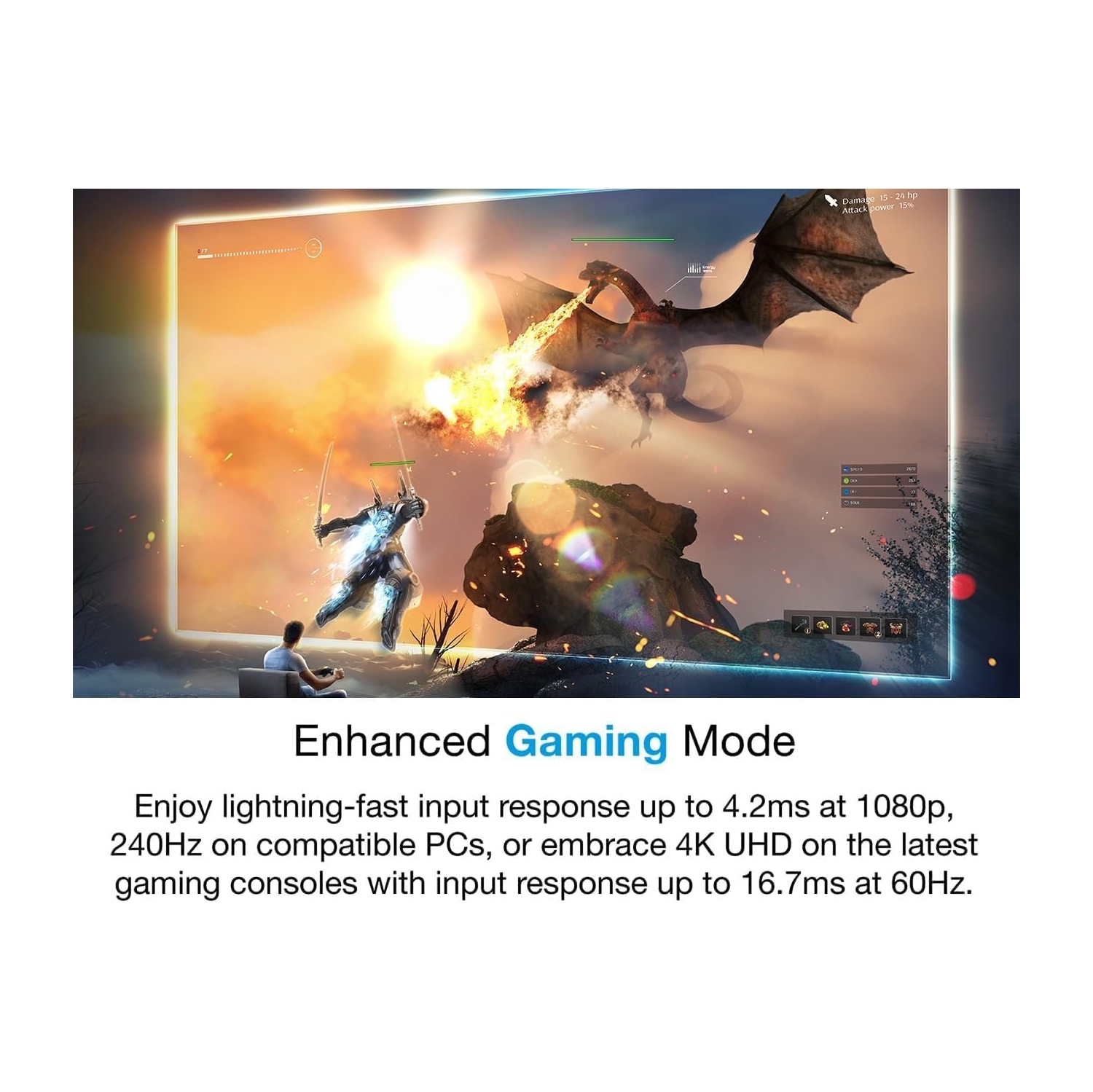 Projecteur de jeu et de divertissement à domicile UHD 4K à courte focale UHD35STx d'Optoma