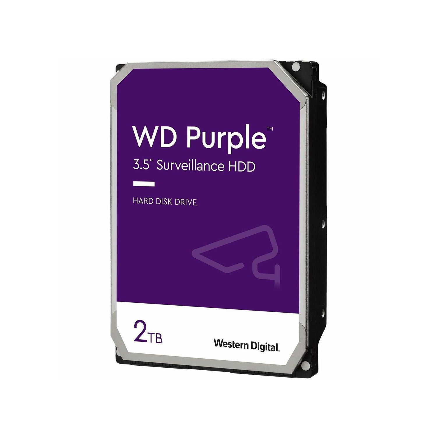 Western Digital 2TB WD Purple Surveillance Internal Hard Drive HDD - SATA 6 Gb/s, 64 MB Cache, 3.5" - WD23PURZ