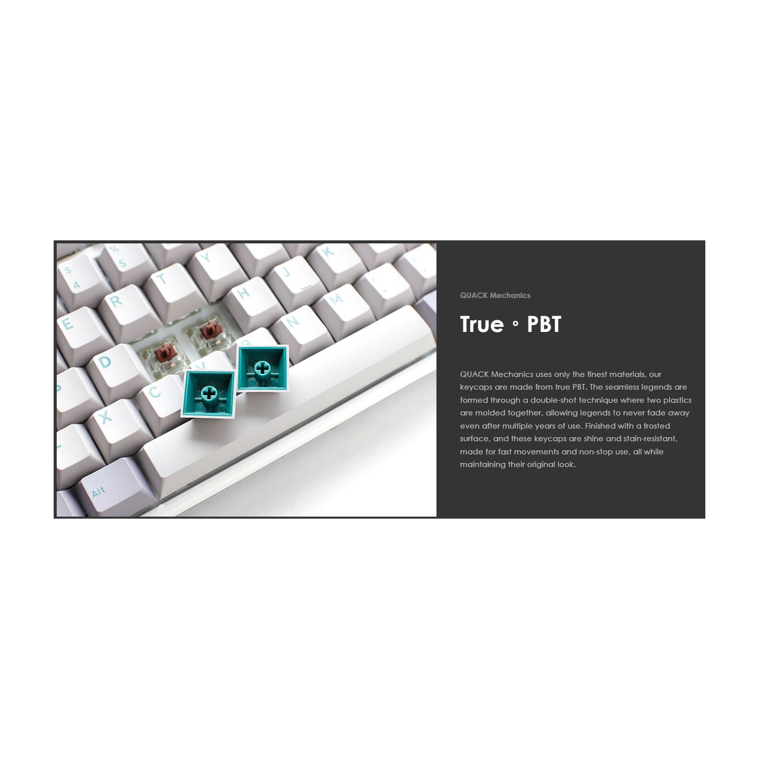 Ducky ONE 3 Mist RGB Hot-Swappable Mechanical Gaming Keyboard Cherry MX Silver Switch TKL Layout