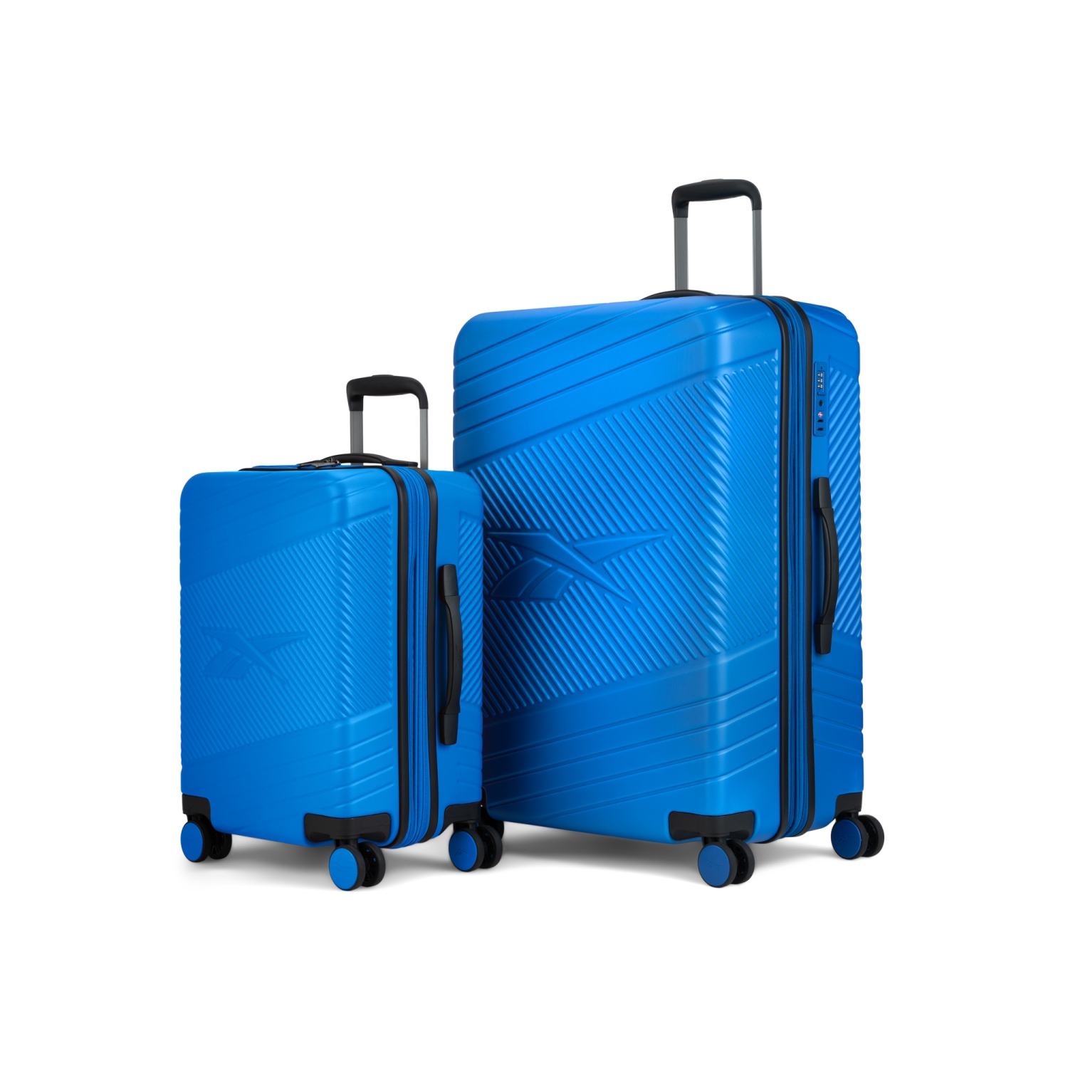 Reebok Go Collection - 2 pcs Luggage Set - Blue