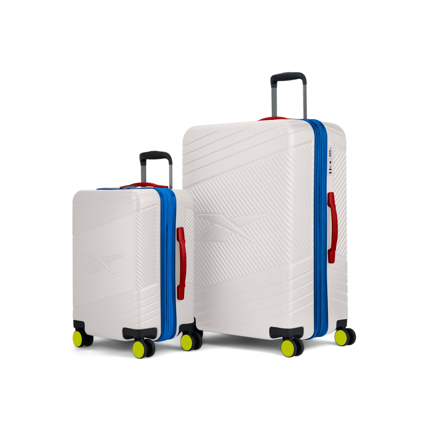 Reebok Go Collection - 2 pcs Luggage Set - White
