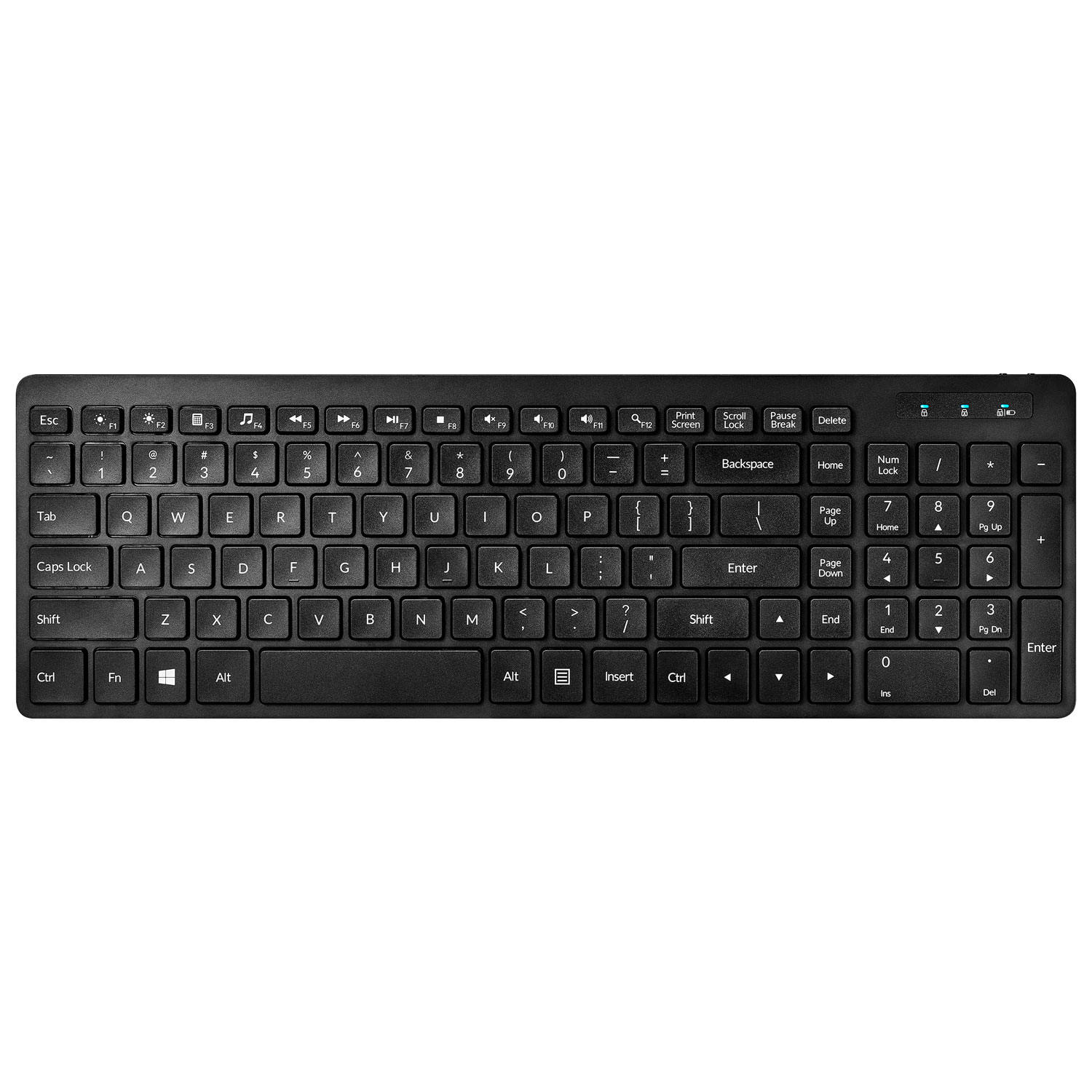 Clavier Bluetooth sans fil d'Insignia - Noir - Exclusivité de Best Buy
