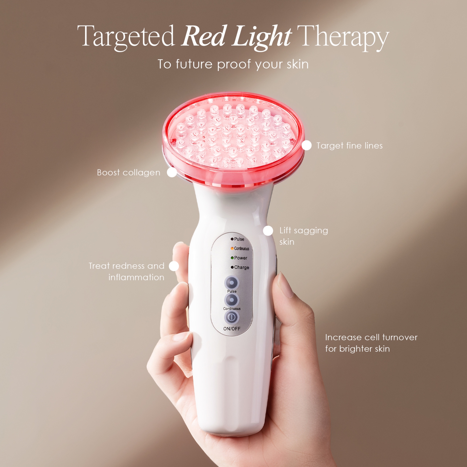 Project E Beauty Red Light LED+ | Anti-Aging Therapy | Collagen Boost | Anti-Aging Skincare | Reduce Wrinkles | Collagen Boost