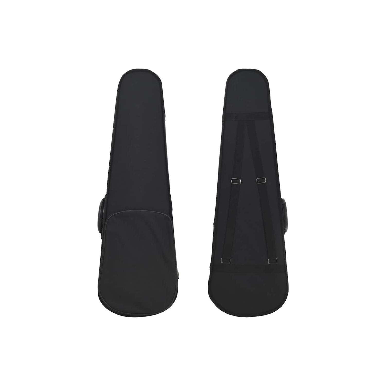 vidaXL Violin Full Set with Bow and Chin Rest Black 4/4