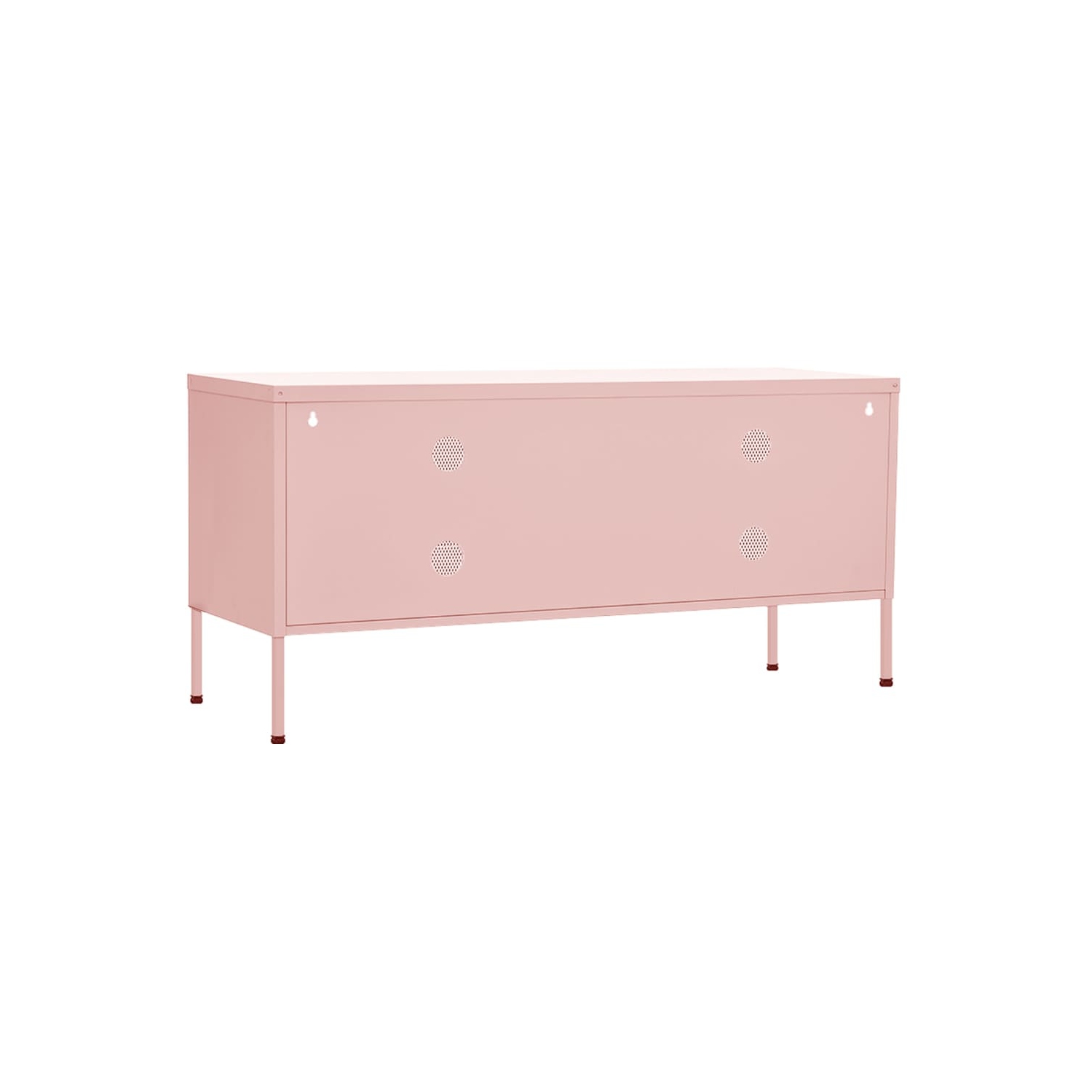 vidaXL TV Cabinet Pink 105x35x50 cm Steel