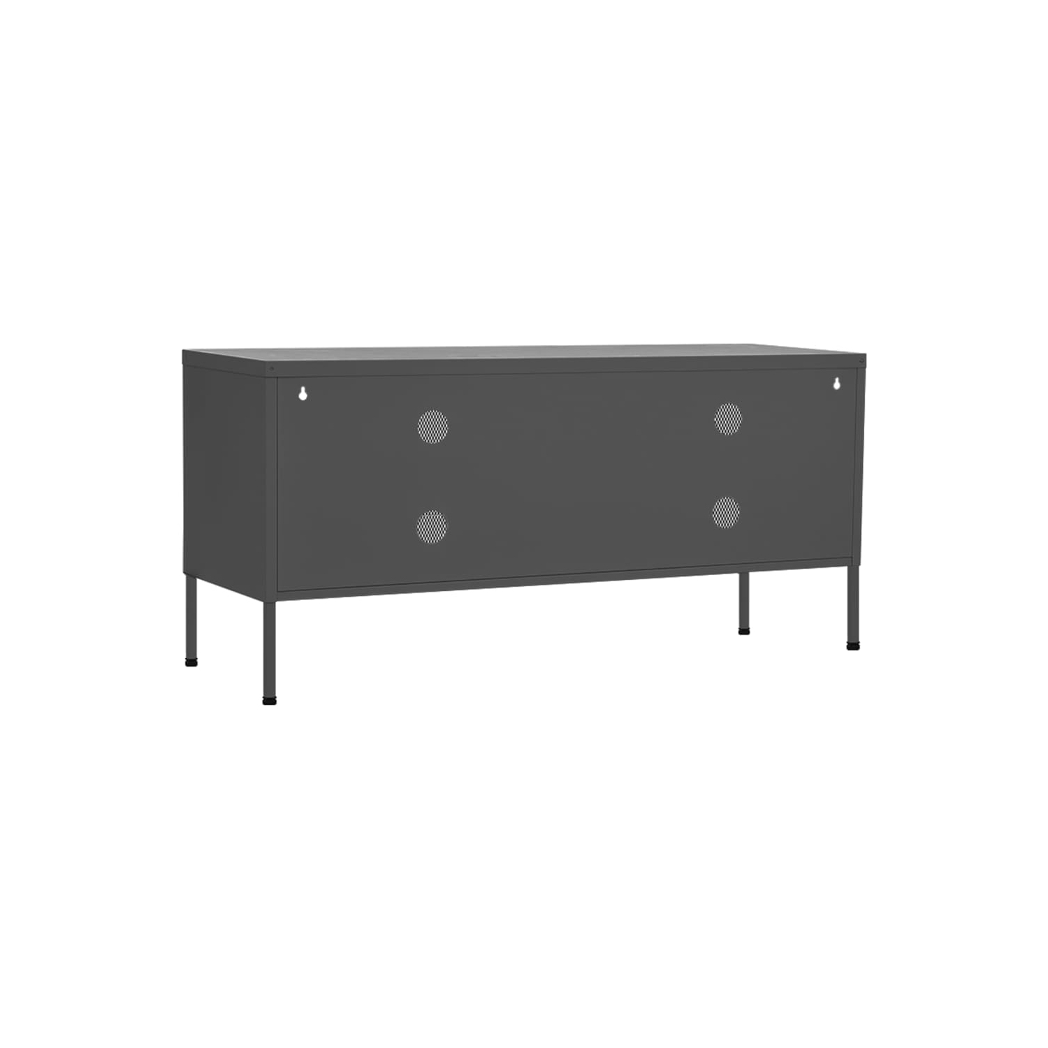 vidaXL TV Cabinet Anthracite 105x35x50 cm Steel