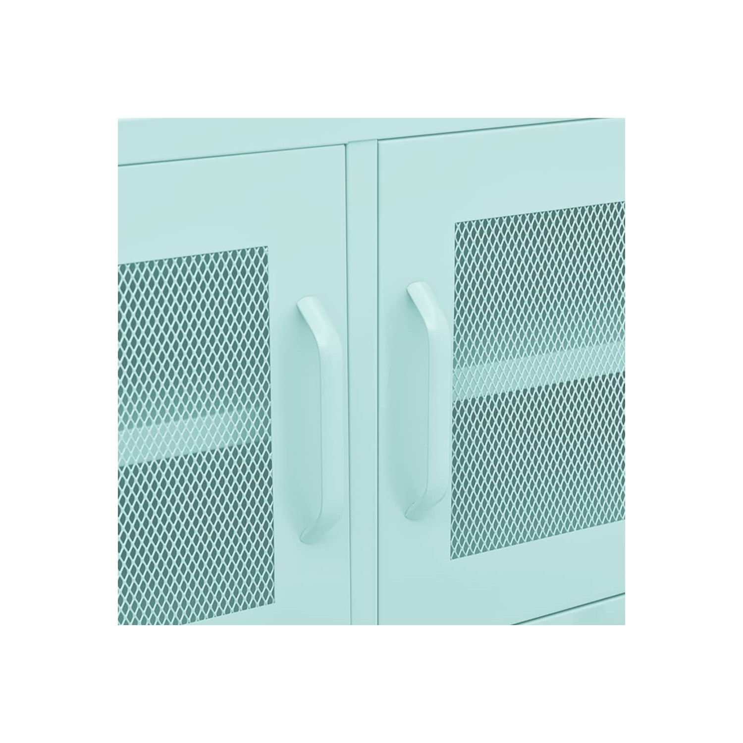 vidaXL TV Cabinet Mint 105x35x50 cm Steel