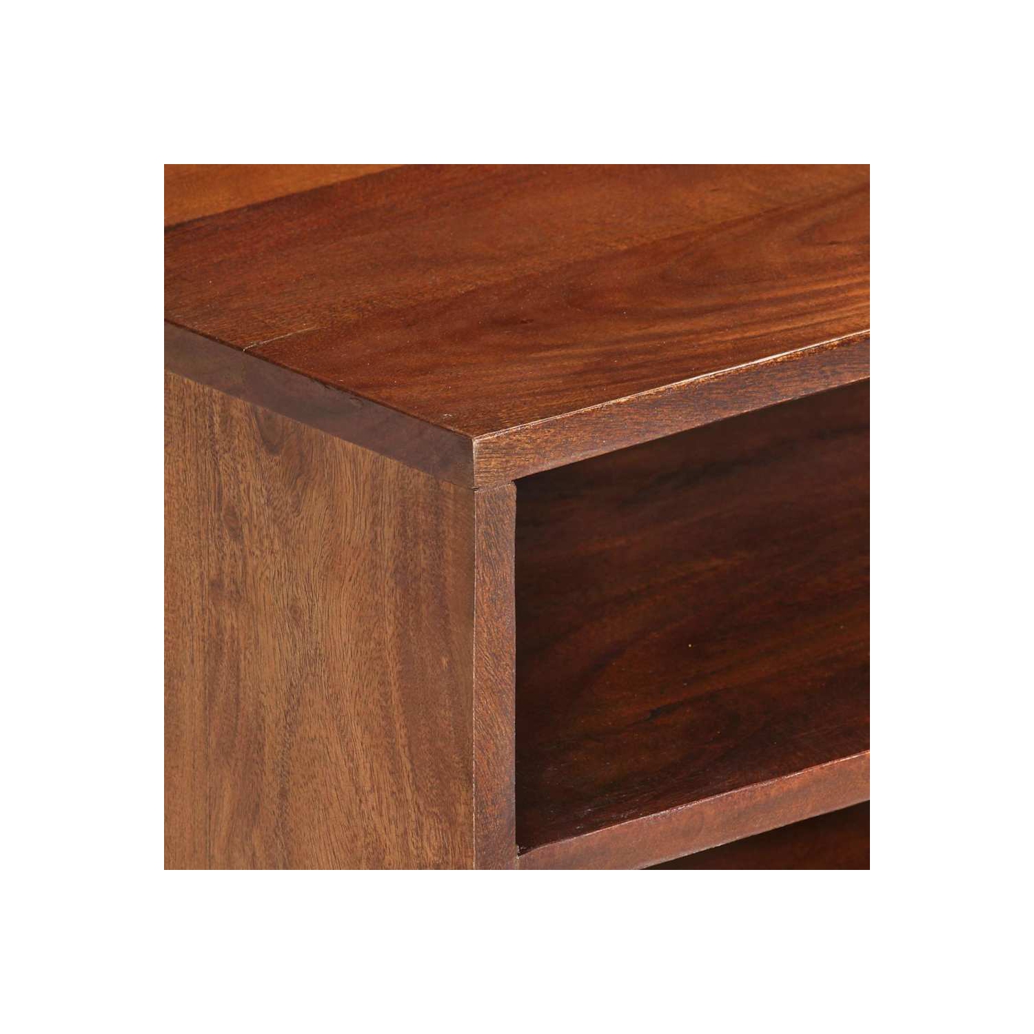 vidaXL TV Cabinet 140x30x35 cm Solid Acacia Wood