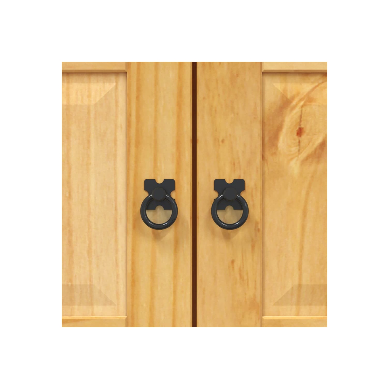 vidaXL TV Stand/ TV Table with Ample Storage, Mexican Pine Corona Range, 31.5x16.9x30.7 Inches Brown