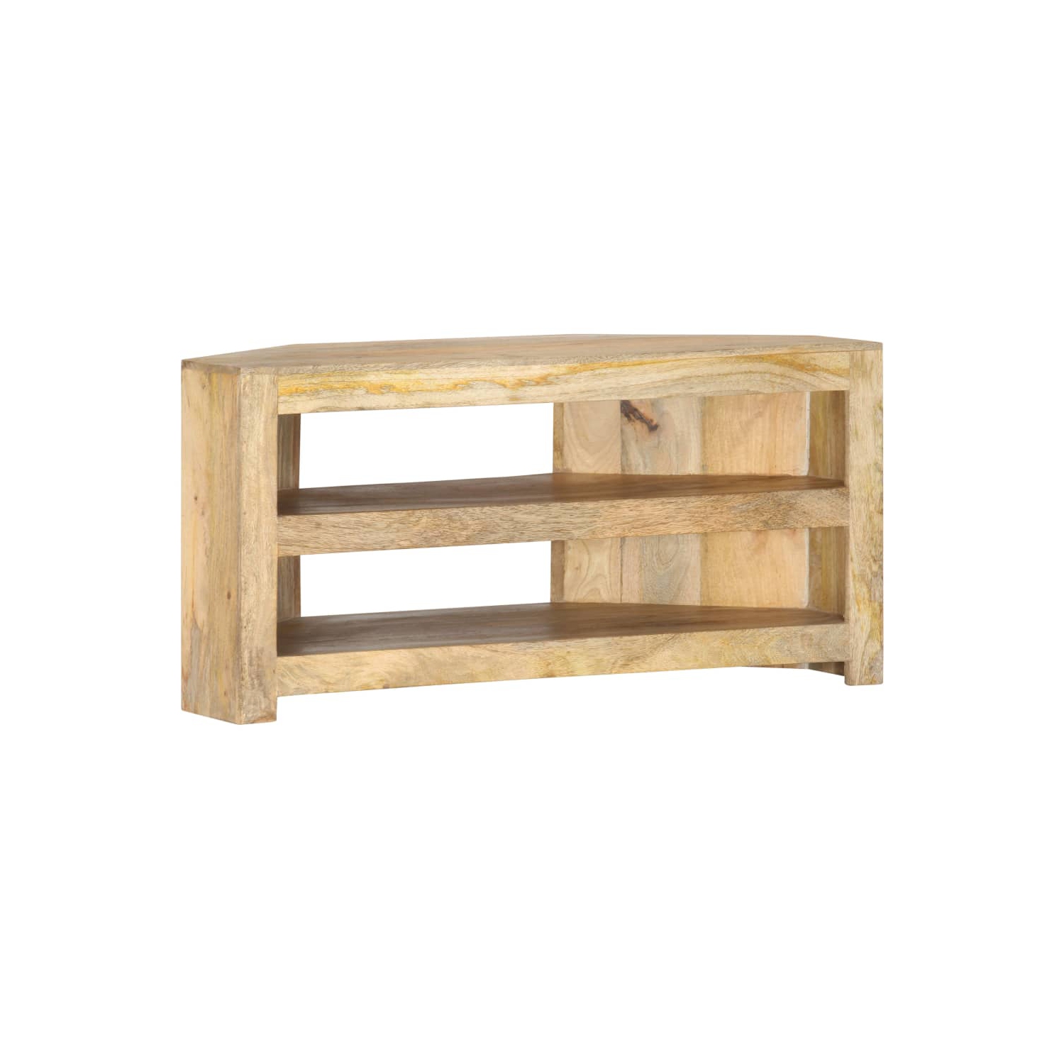 Meuble d'angle pour téléviseur de vidaXL, bois de manguier massif de 90 x 45 x 45&nbsp;cm