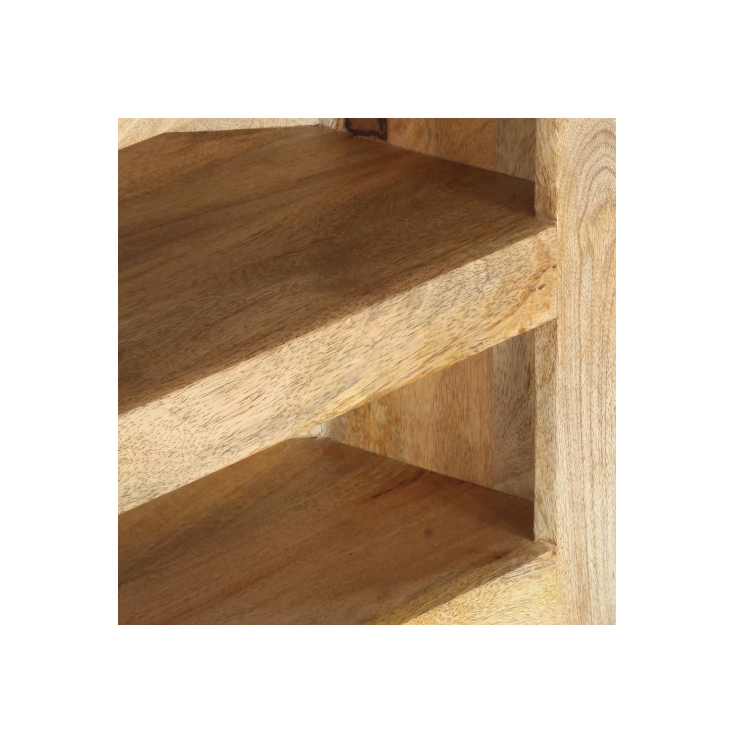 Meuble d'angle pour téléviseur de vidaXL, bois de manguier massif de 90 x 45 x 45&nbsp;cm