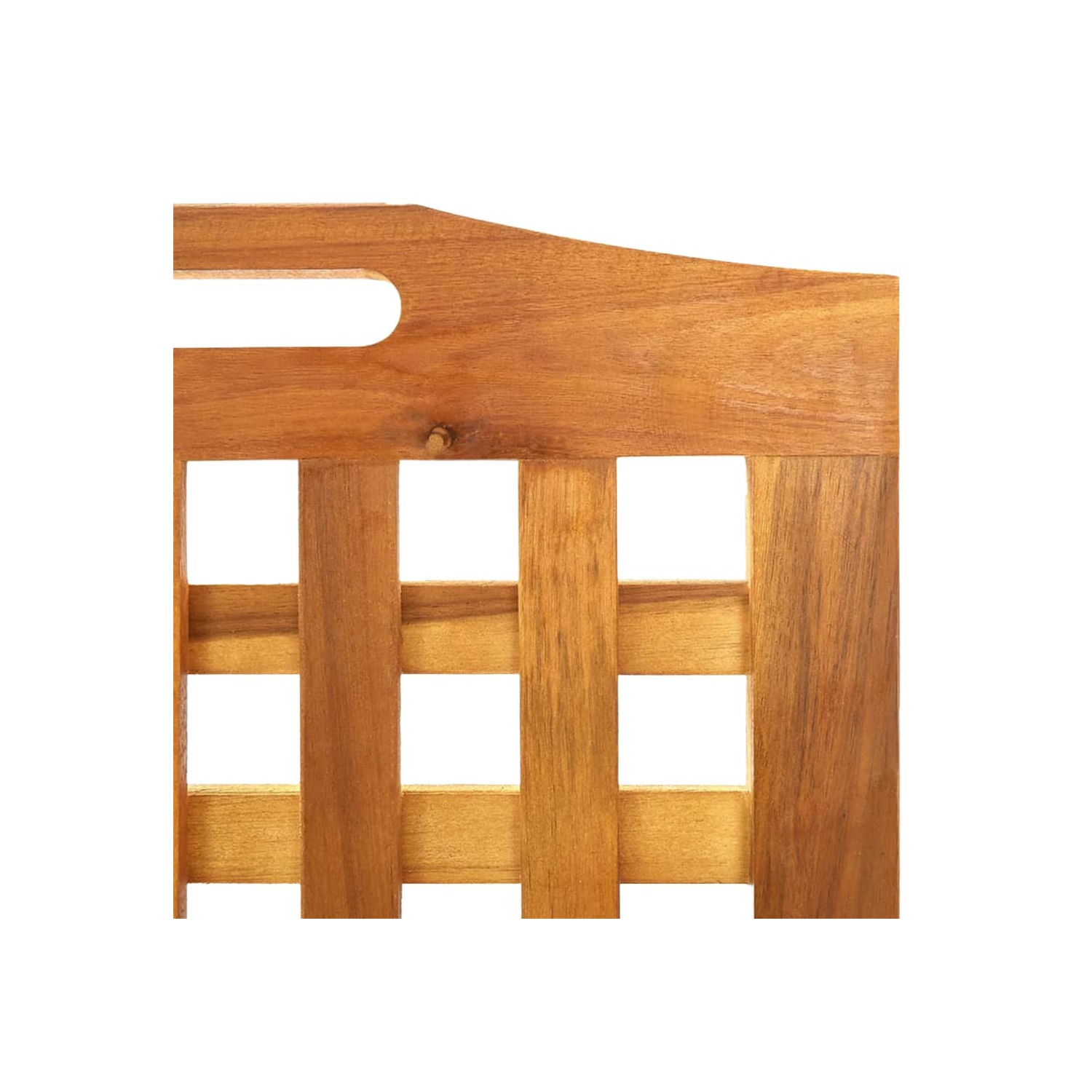 VidaXL – séparateur de pièce à 4 panneaux en bois d’acacia massif de 16 x 2 x 115&nbsp;cm