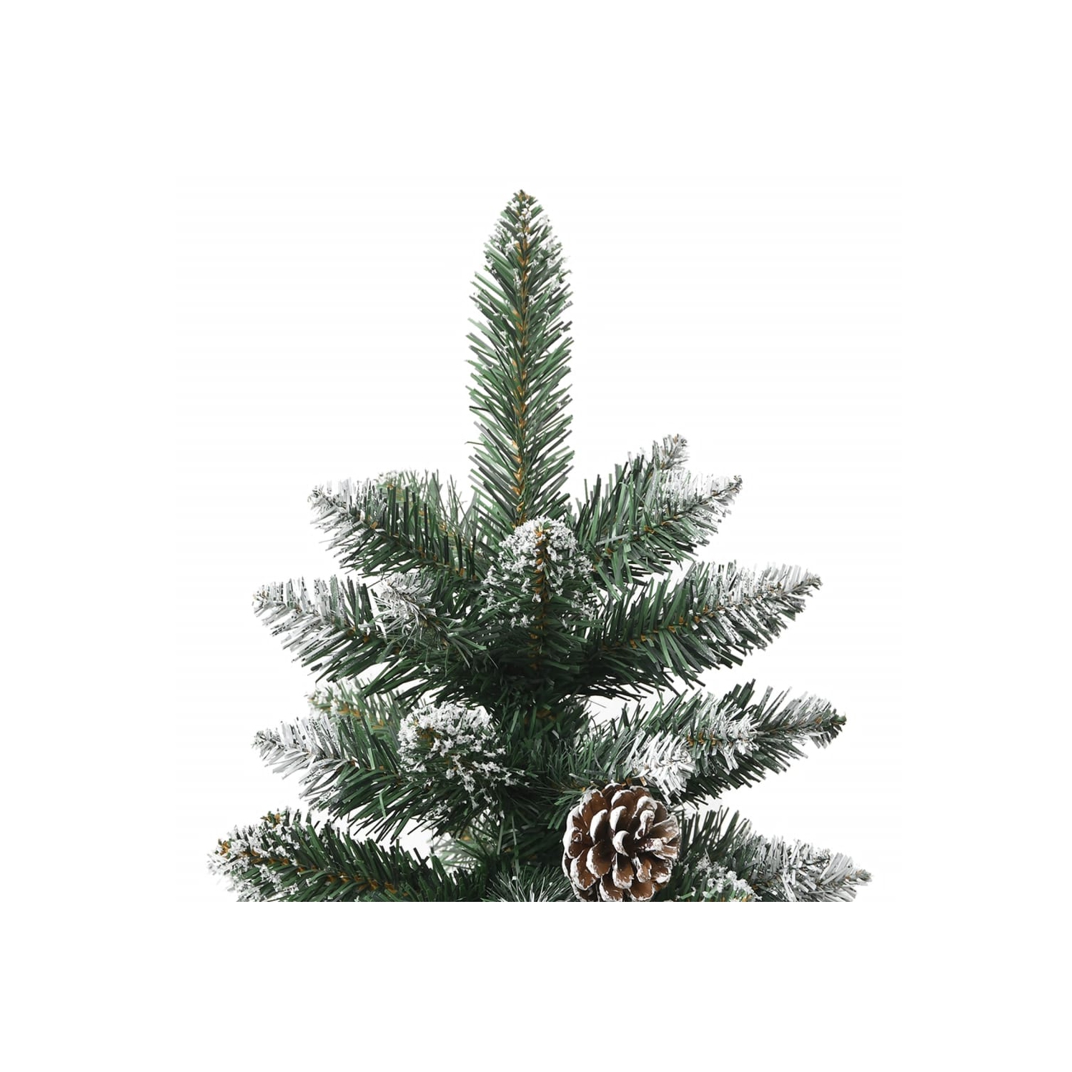 vidaXL Artificial Christmas Tree with Stand Green 210 cm PVC