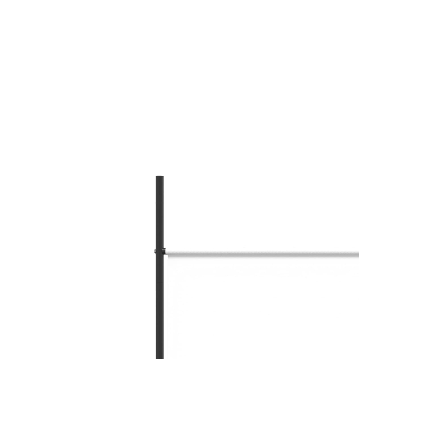 Séparateur de pièce à 5 panneaux en tissu blanc 250 x 200&nbsp;cm de vidaXL