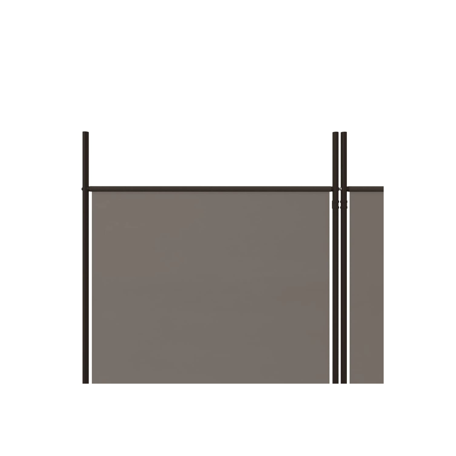 vidaXL 3-Panel Room Divider Anthracite 150x180 cm Fabric