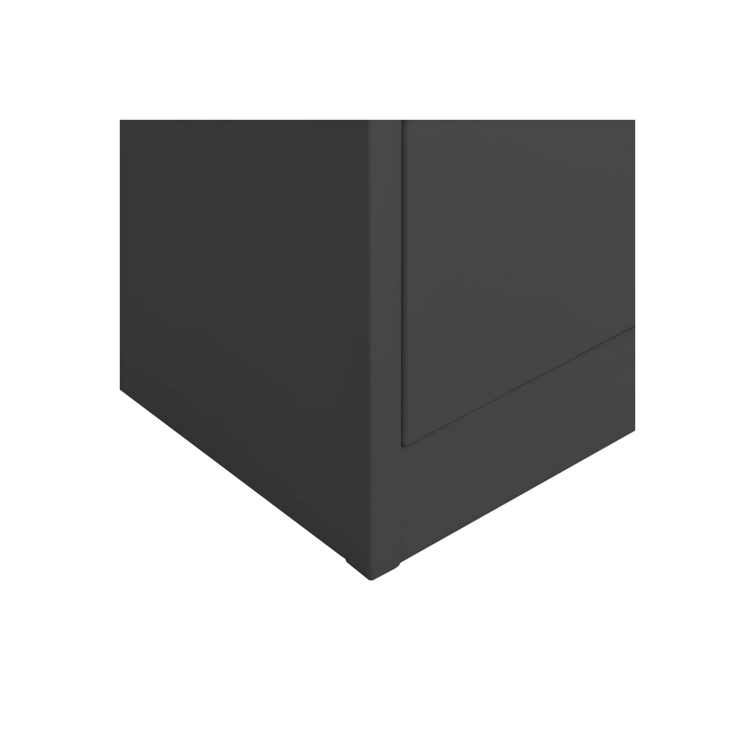 vidaXL Locker Cabinet Anthracite 90x40x180 cm Steel