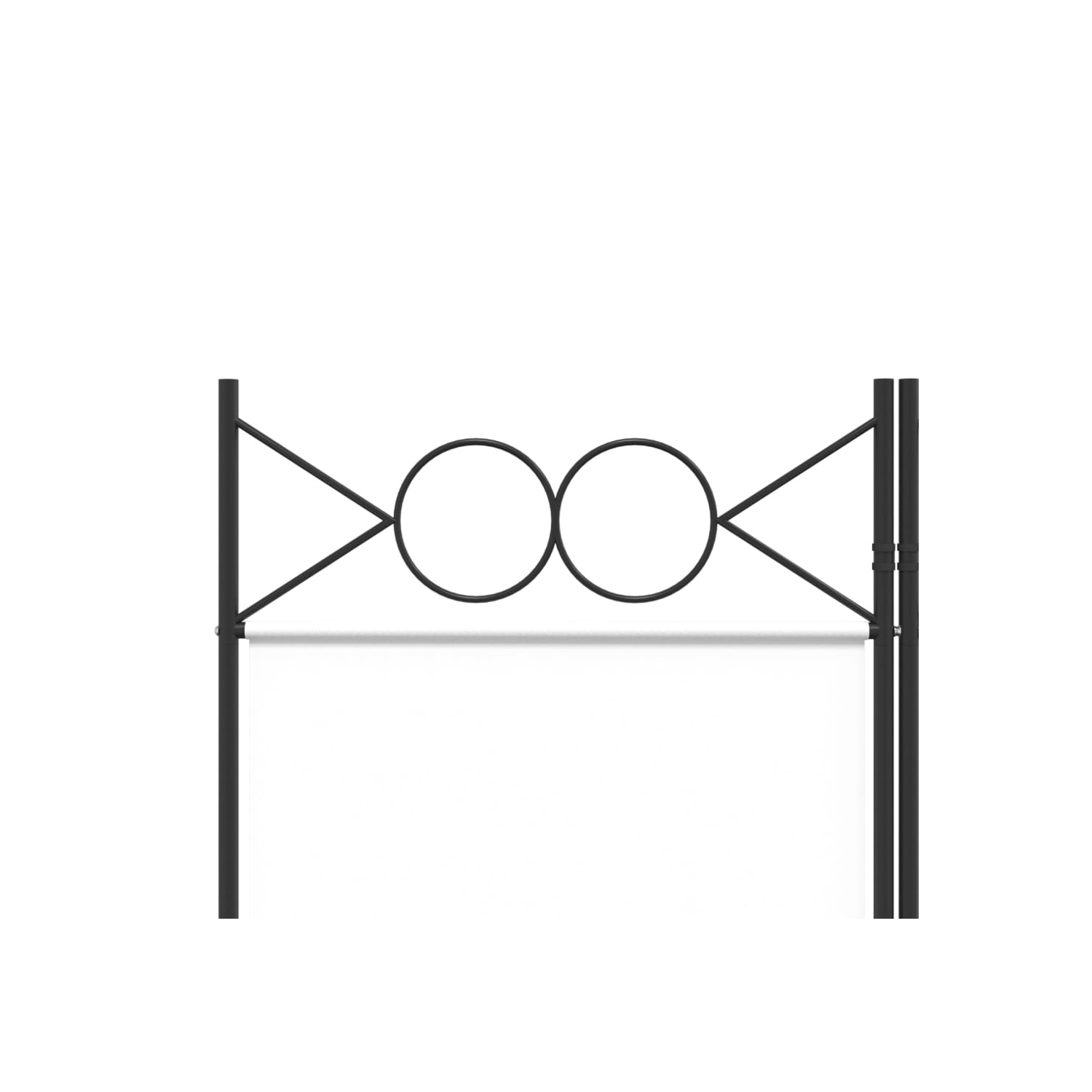 VidaXL séparateur de pièce à 6 panneaux blanc 240x200&nbsp;cm tissu