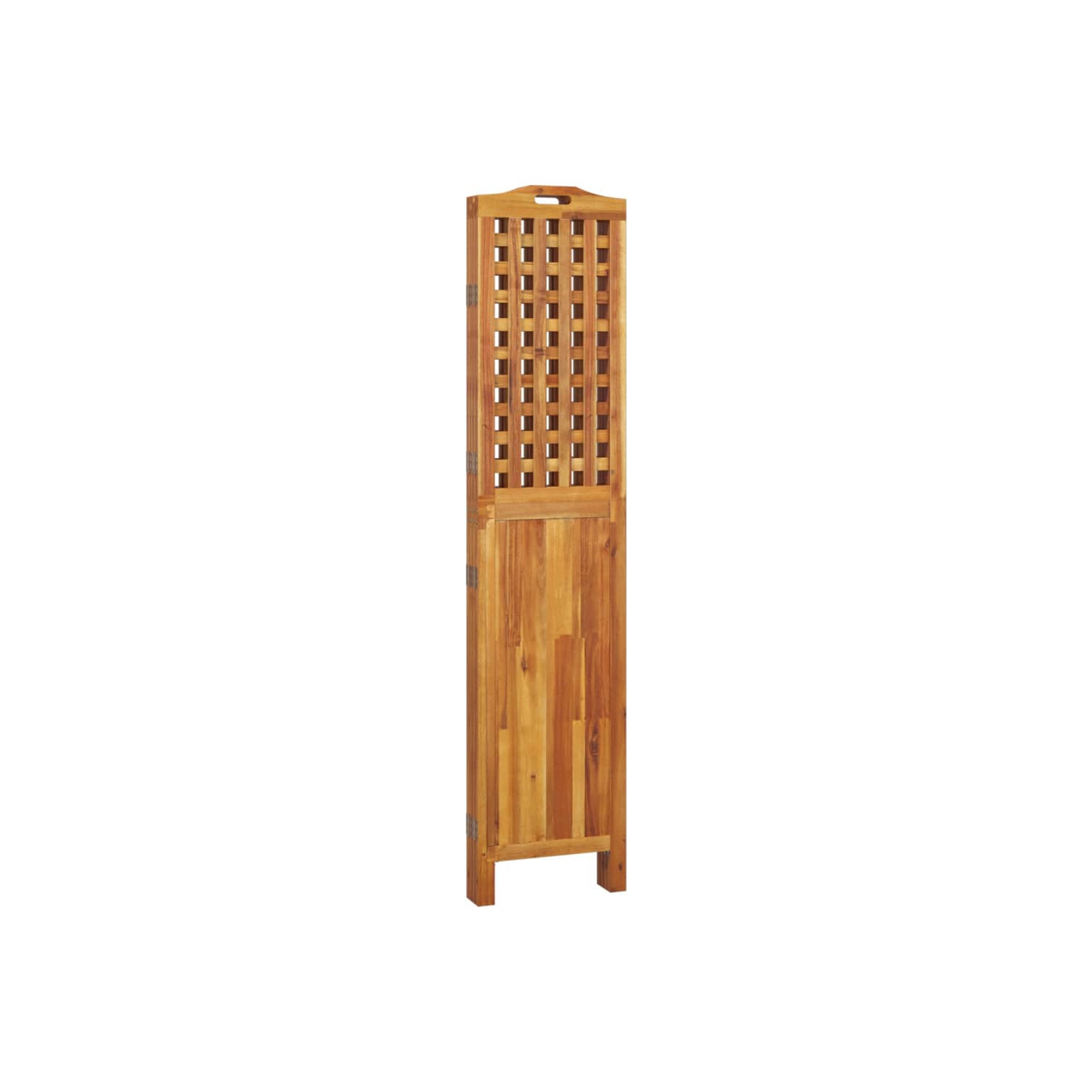 vidaXL 4-Panel Room Divider 162x2x180 cm Solid Wood Acacia