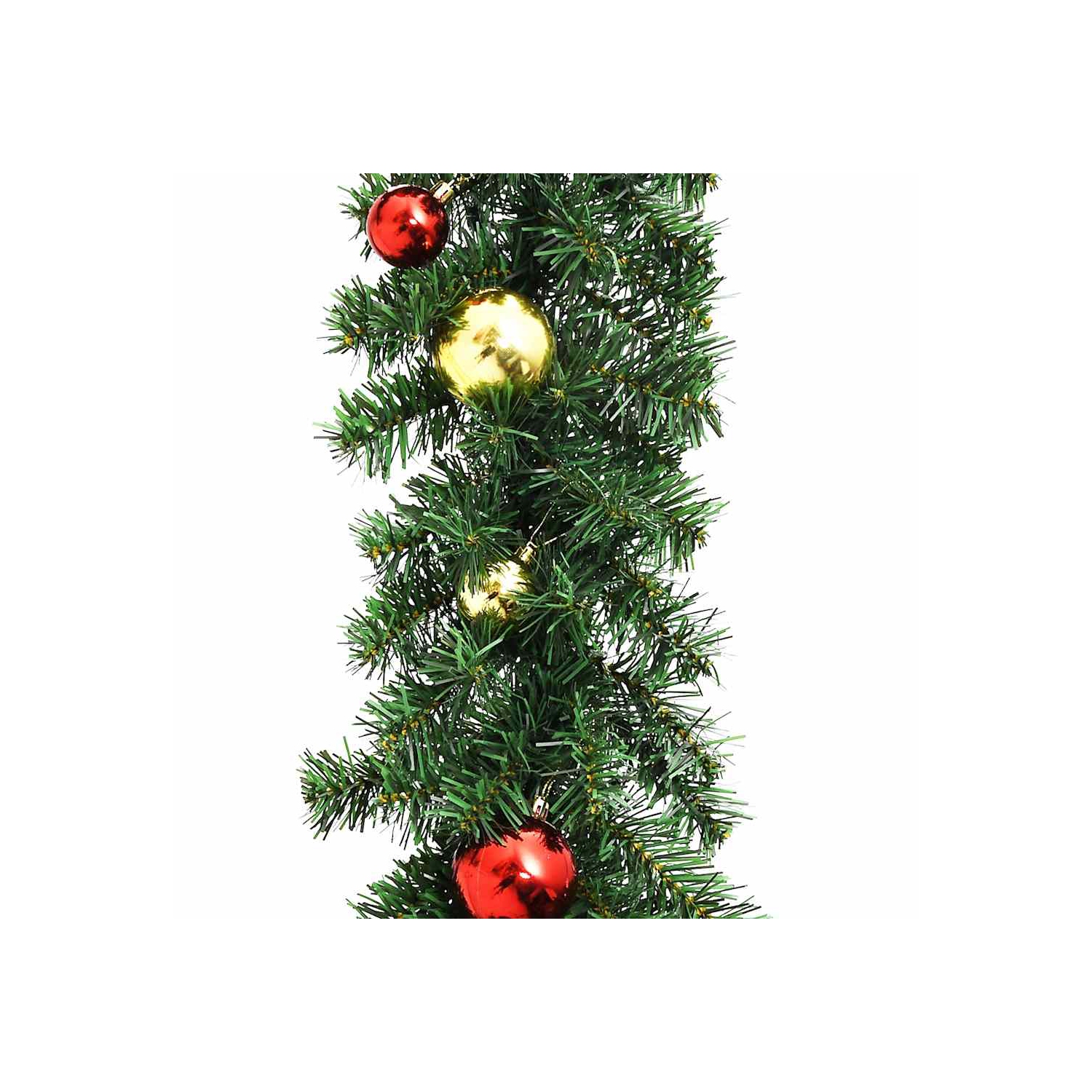 vidaXL Christmas Garland Decorated with Baubles 5 m