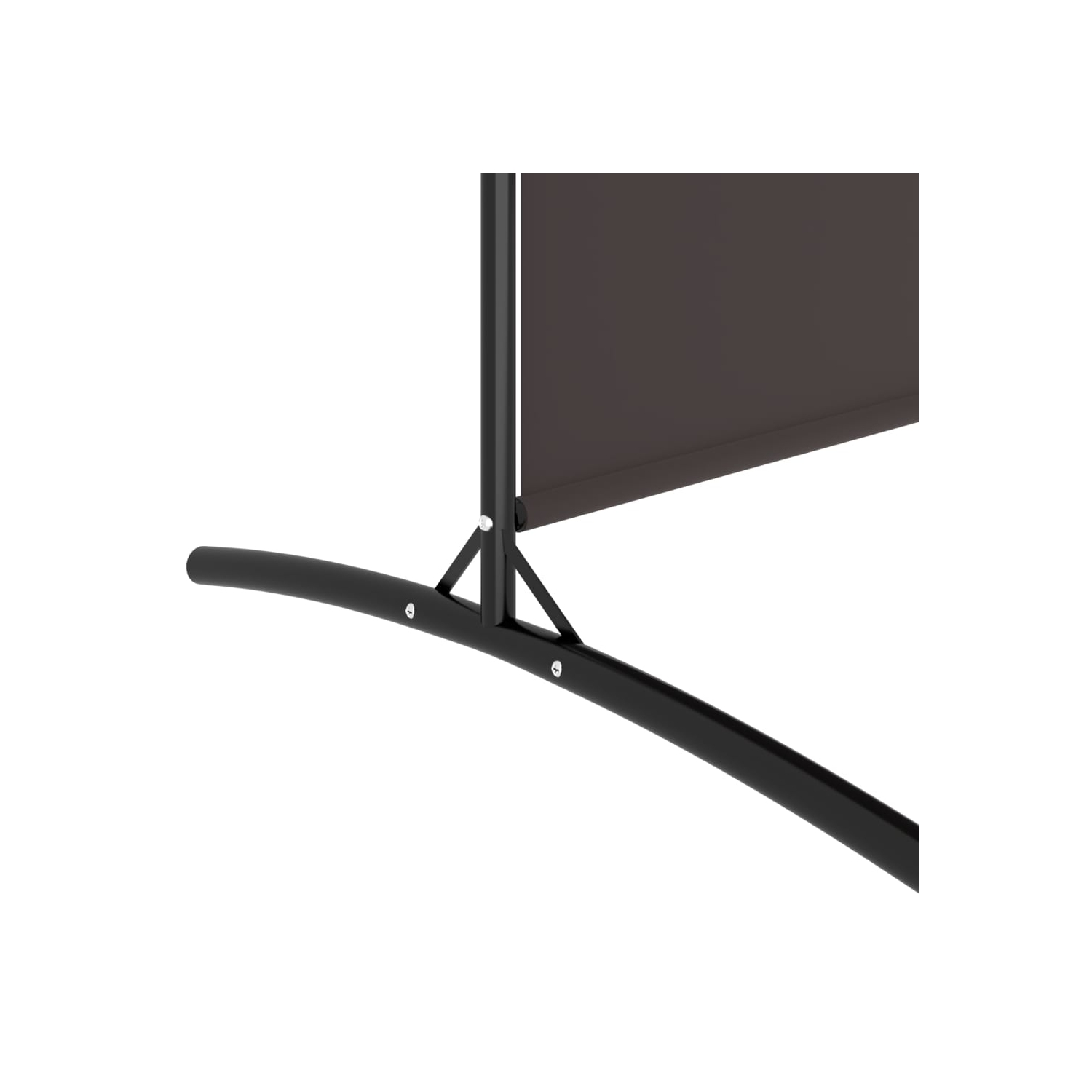 vidaXL 2-Panel Room Divider Brown 348x180 cm Fabric