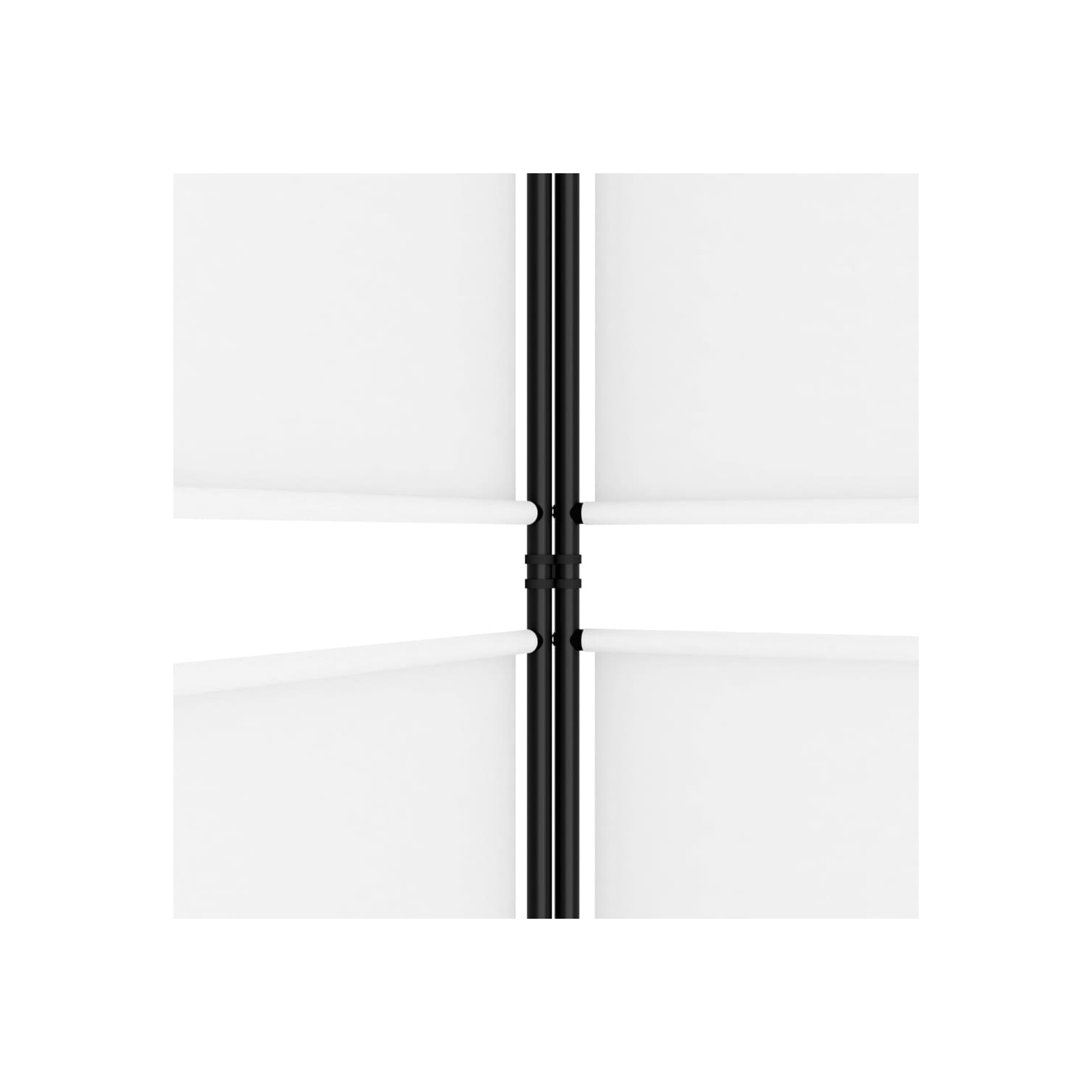 vidaXL 6-Panel Room Divider White 300x180 cm Fabric