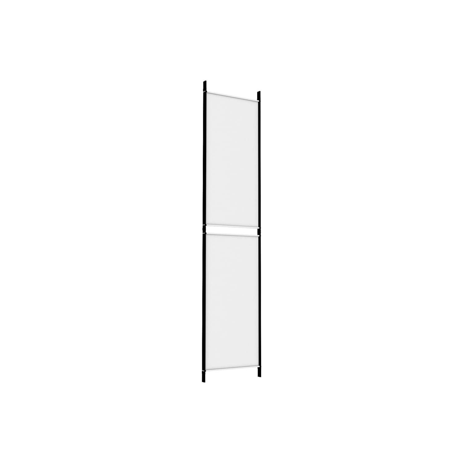 vidaXL 3-Panel Room Divider White 150x220 cm Fabric