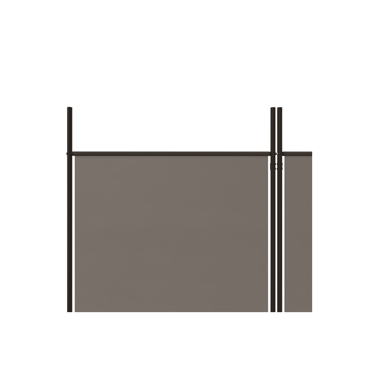 vidaXL 3-Panel Room Divider Anthracite 150x200 cm Fabric