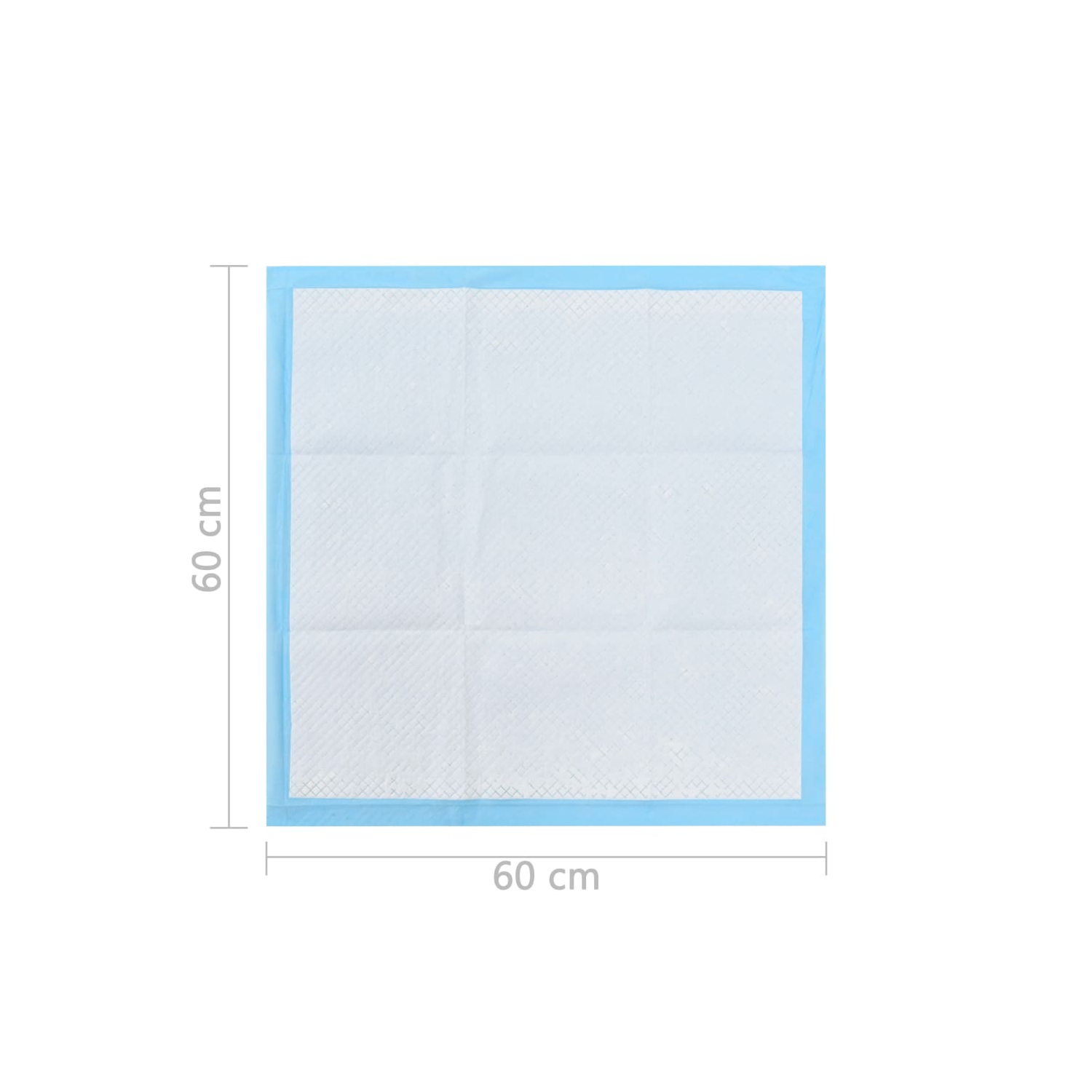 vidaXL Pet Training Pads 400 pcs 60x60 cm Non Woven Fabric