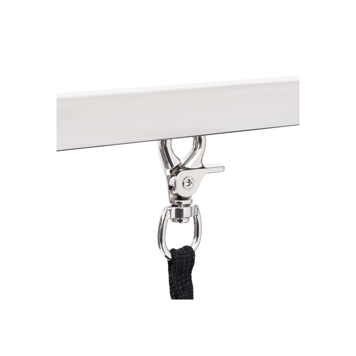 vidaXL Adjustable Dog Grooming Table with 2 Loops and Basket