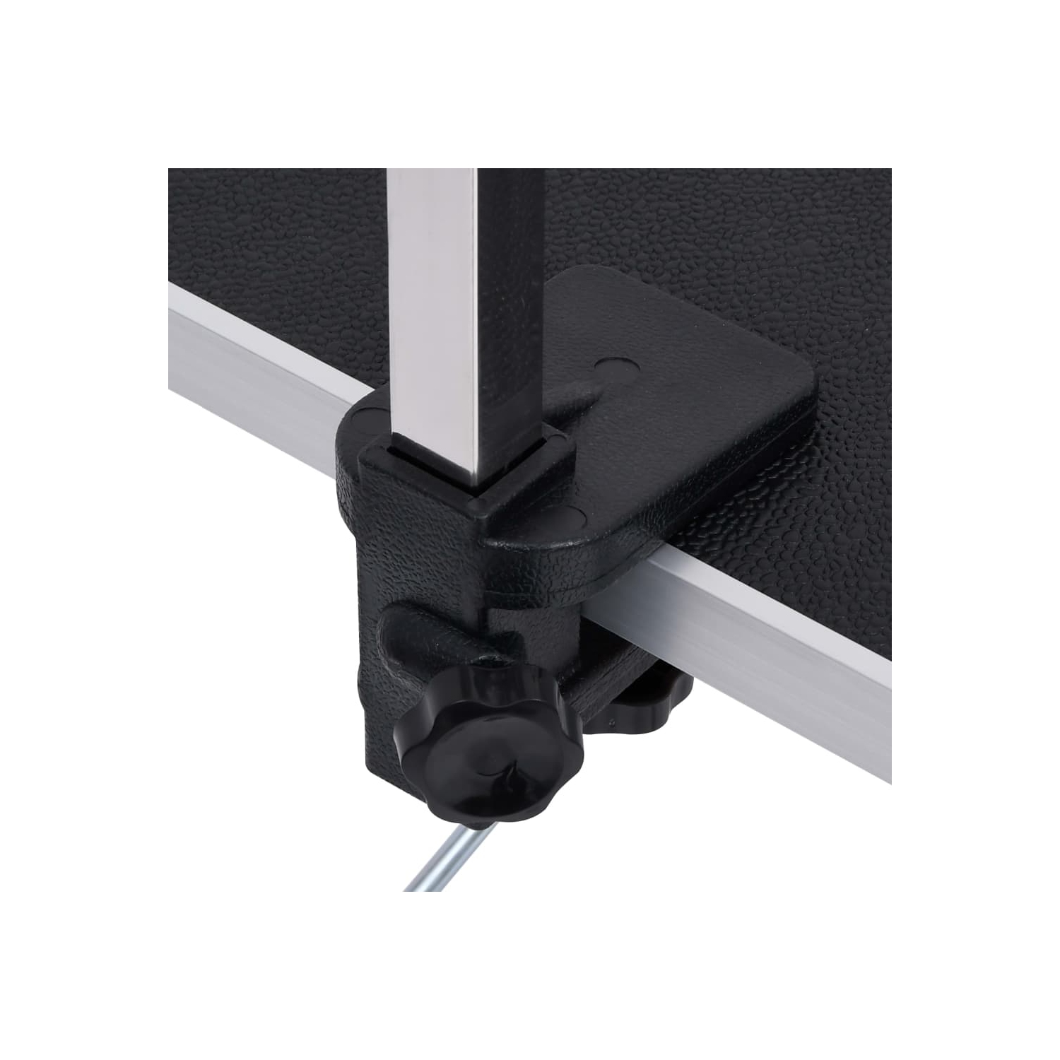 vidaXL Adjustable Dog Grooming Table with 2 Loops and Basket