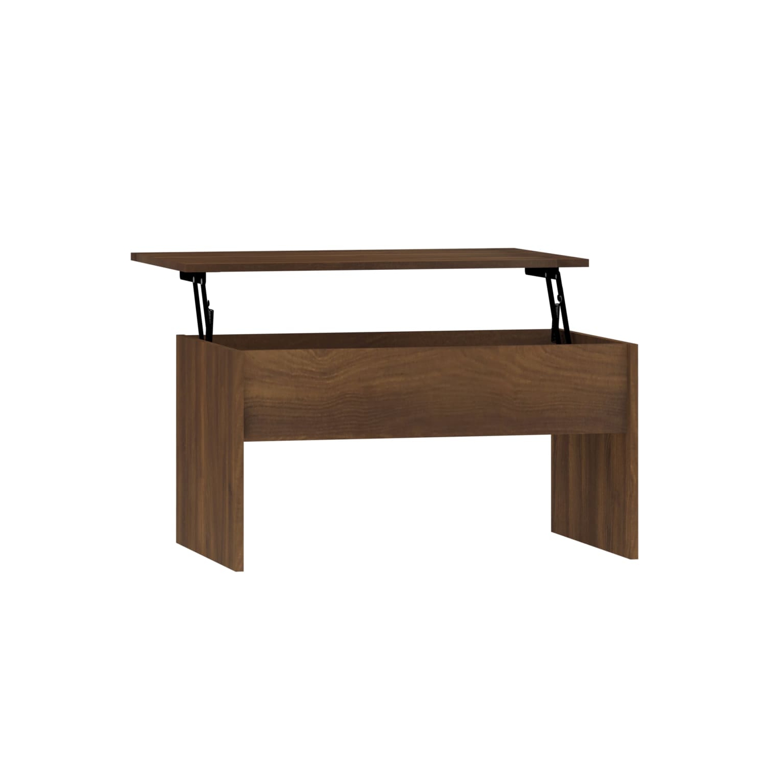 vidaXL Coffee Table Brown Oak 80x50.5x41.5 cm Engineered Wood