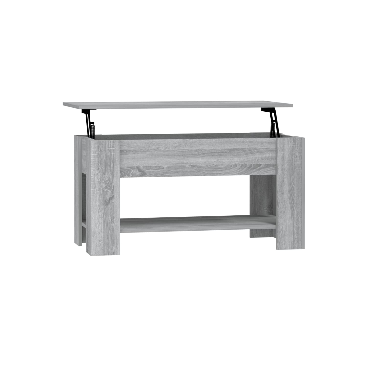 vidaXL Coffee Table Grey Sonoma 101x49x52 cm Engineered Wood
