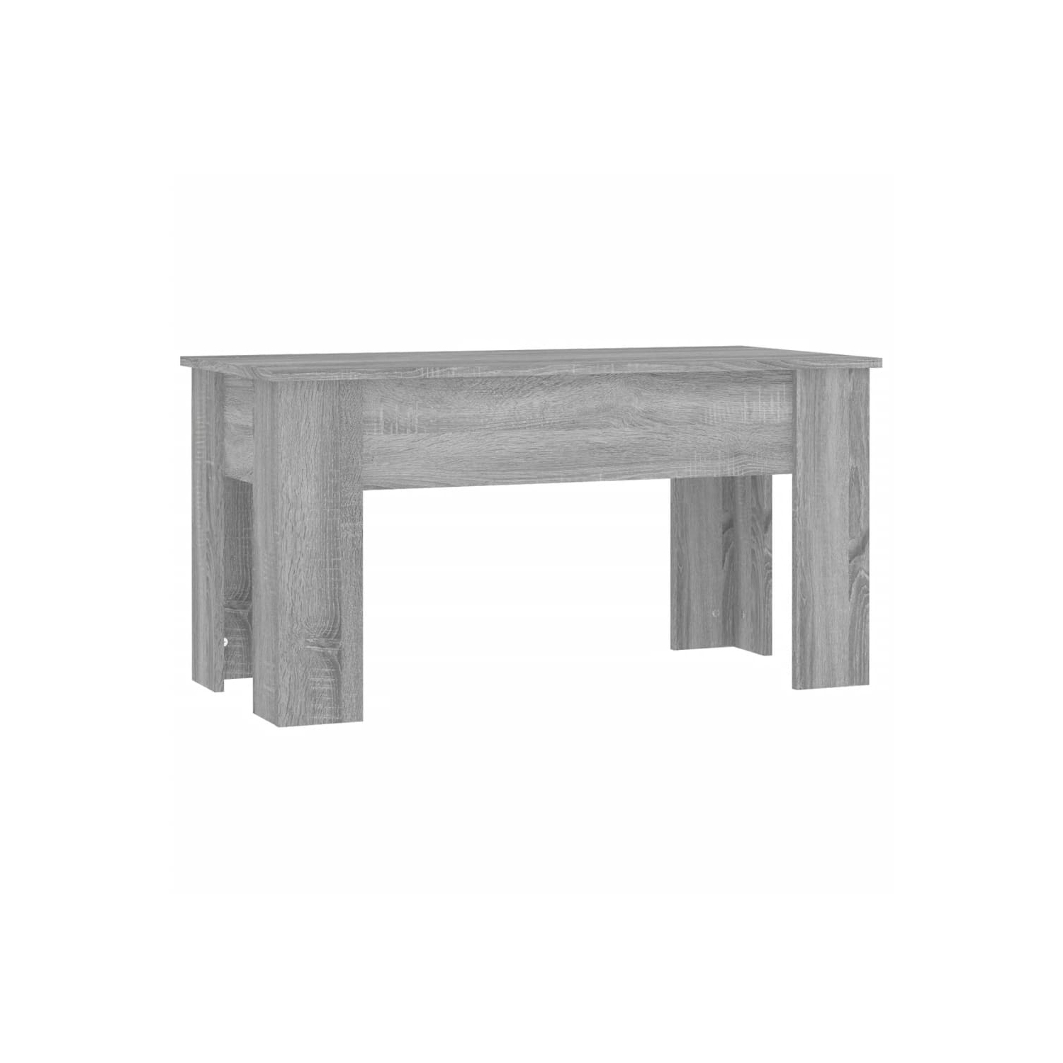 vidaXL Coffee Table Grey Sonoma 101x49x52 cm Engineered Wood