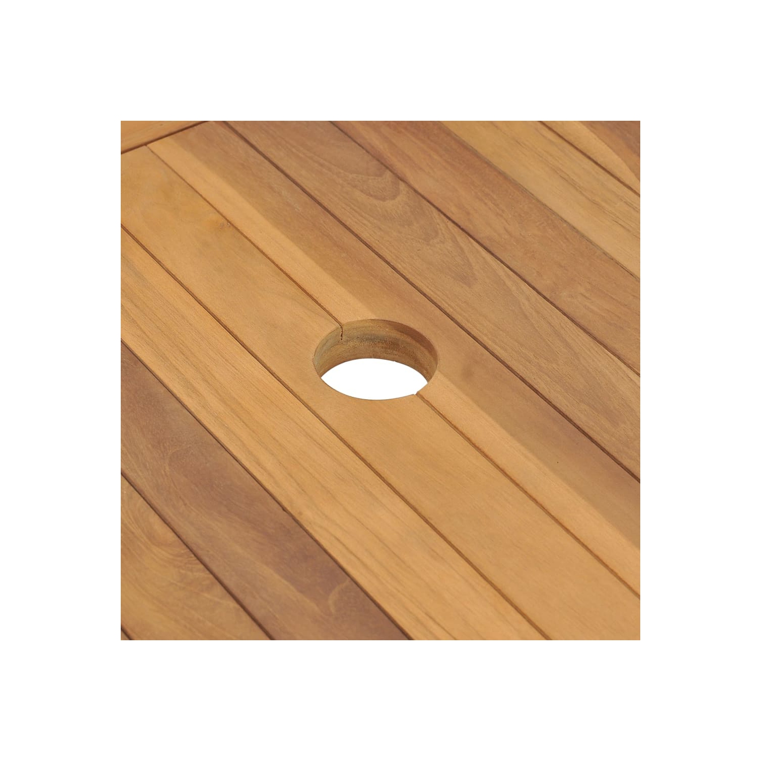 vidaXL Bathroom Vanity Cabinet with 3 Baskets Solid Wood Teak 132x45x75 cm