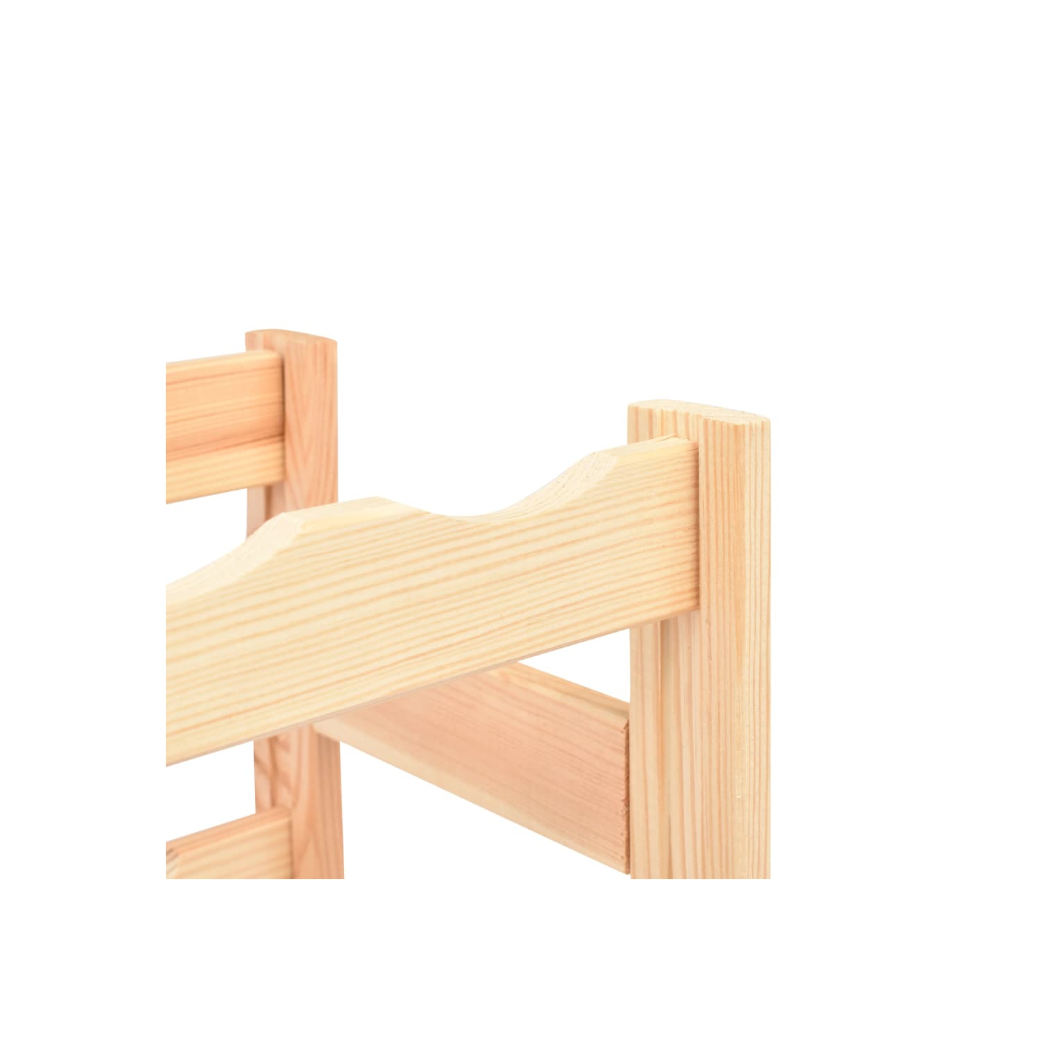 vidaXL Wine Rack for 12 Bottles Pinewood