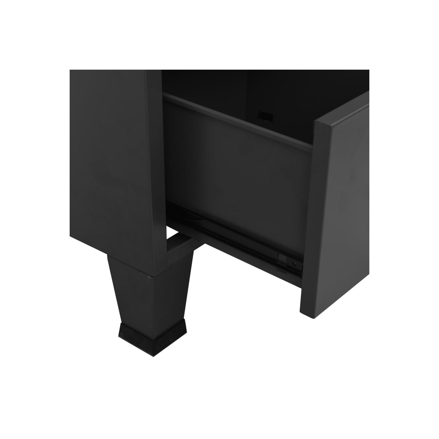 vidaXL Industrial Storage Chest Anthracite Metal