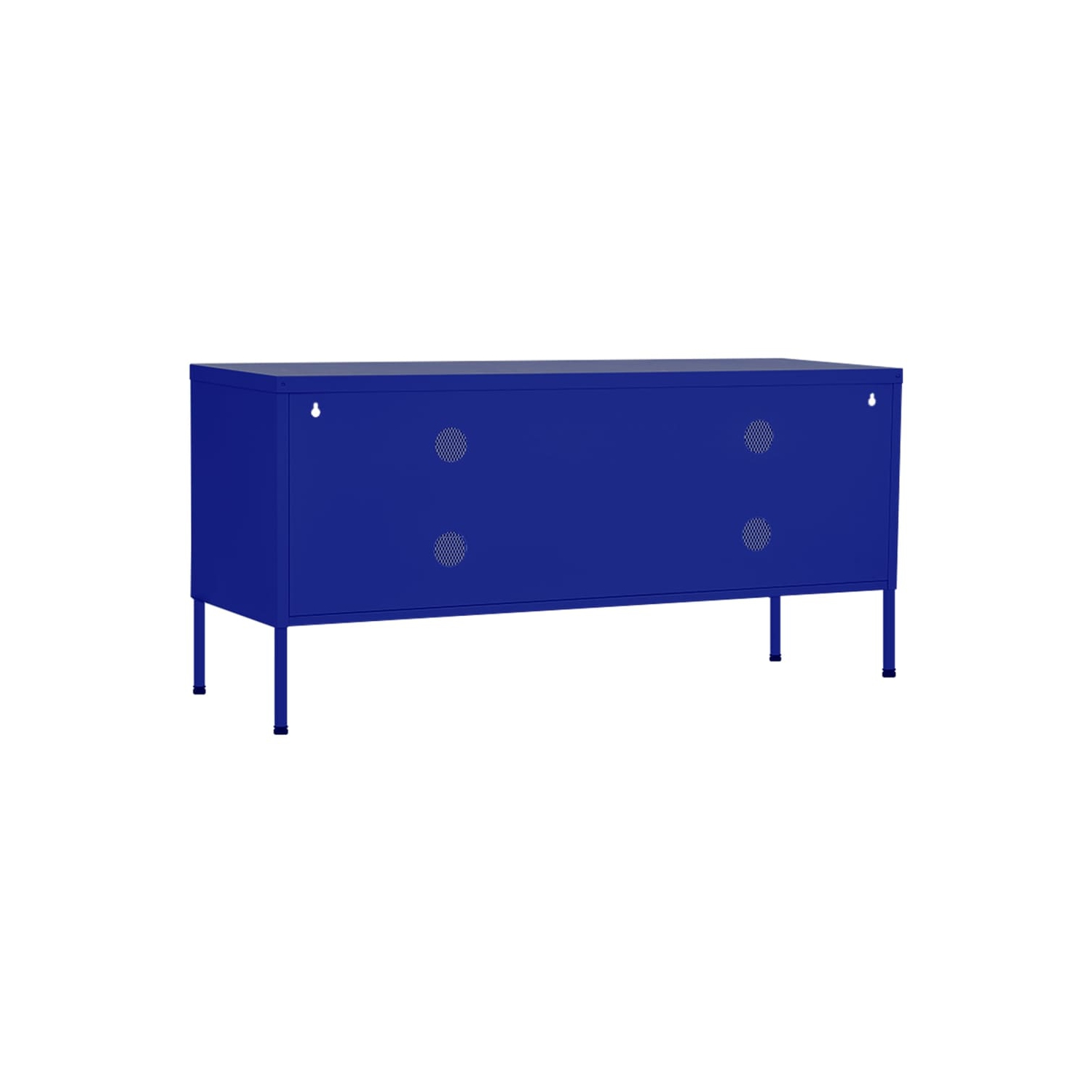 vidaXL TV Cabinet Navy Blue 105x35x50 cm Steel