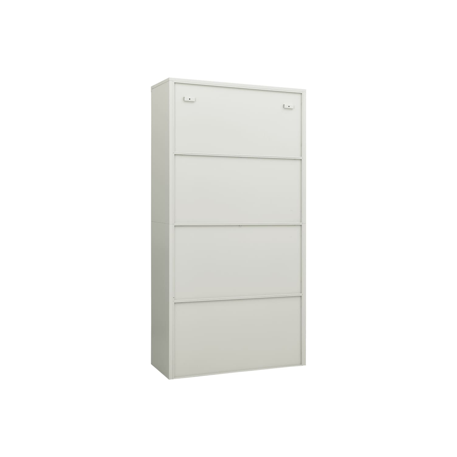 vidaXL Locker Cabinet Light Grey 90x40x180 cm Steel