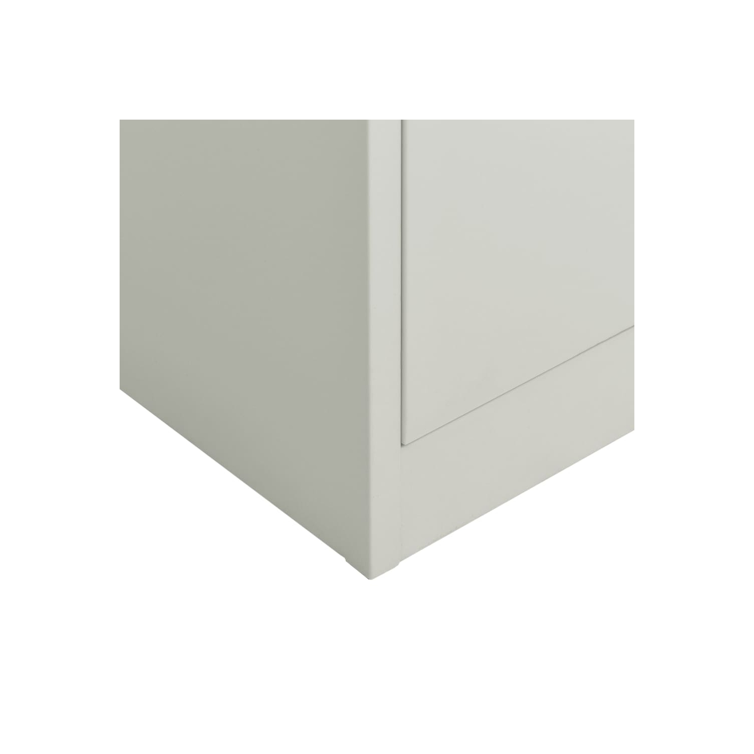 vidaXL Locker Cabinet Light Grey 90x40x180 cm Steel