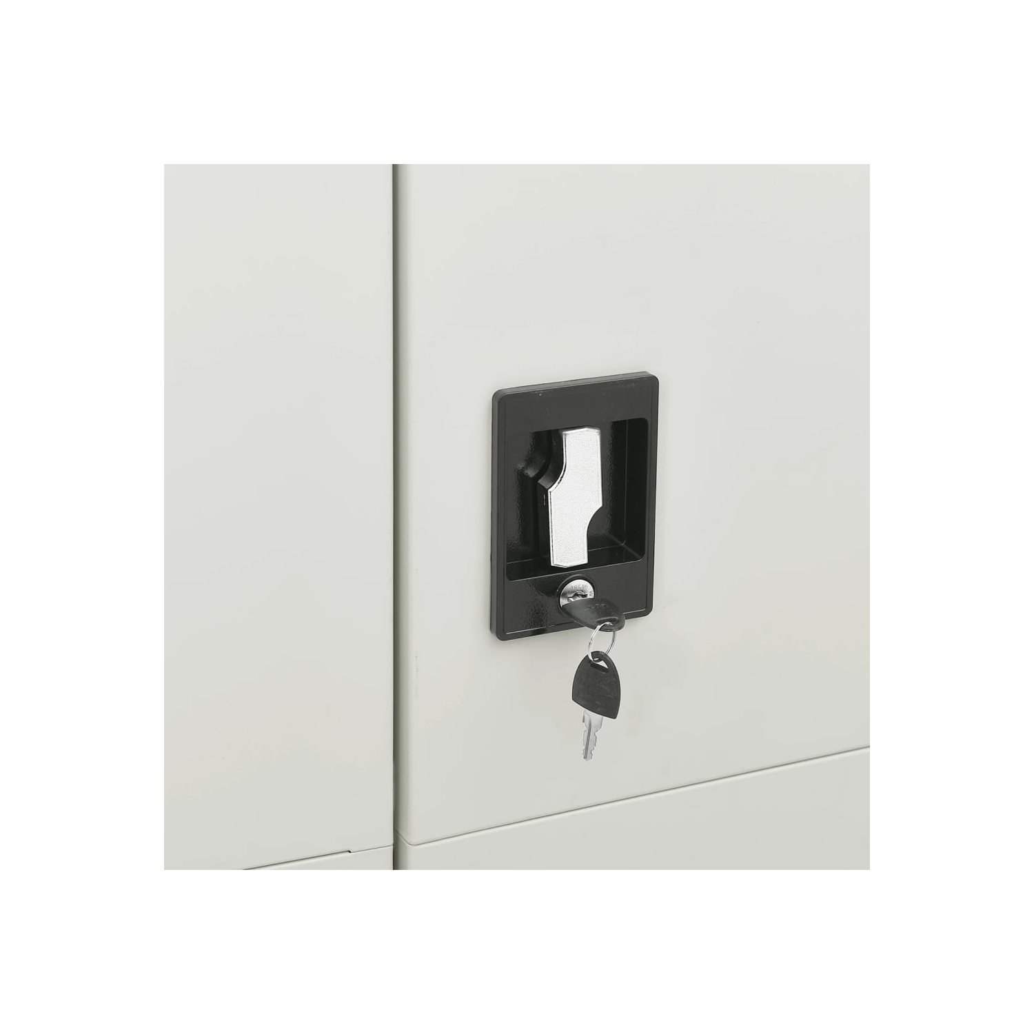 vidaXL Locker Cabinet Light Grey 90x40x180 cm Steel