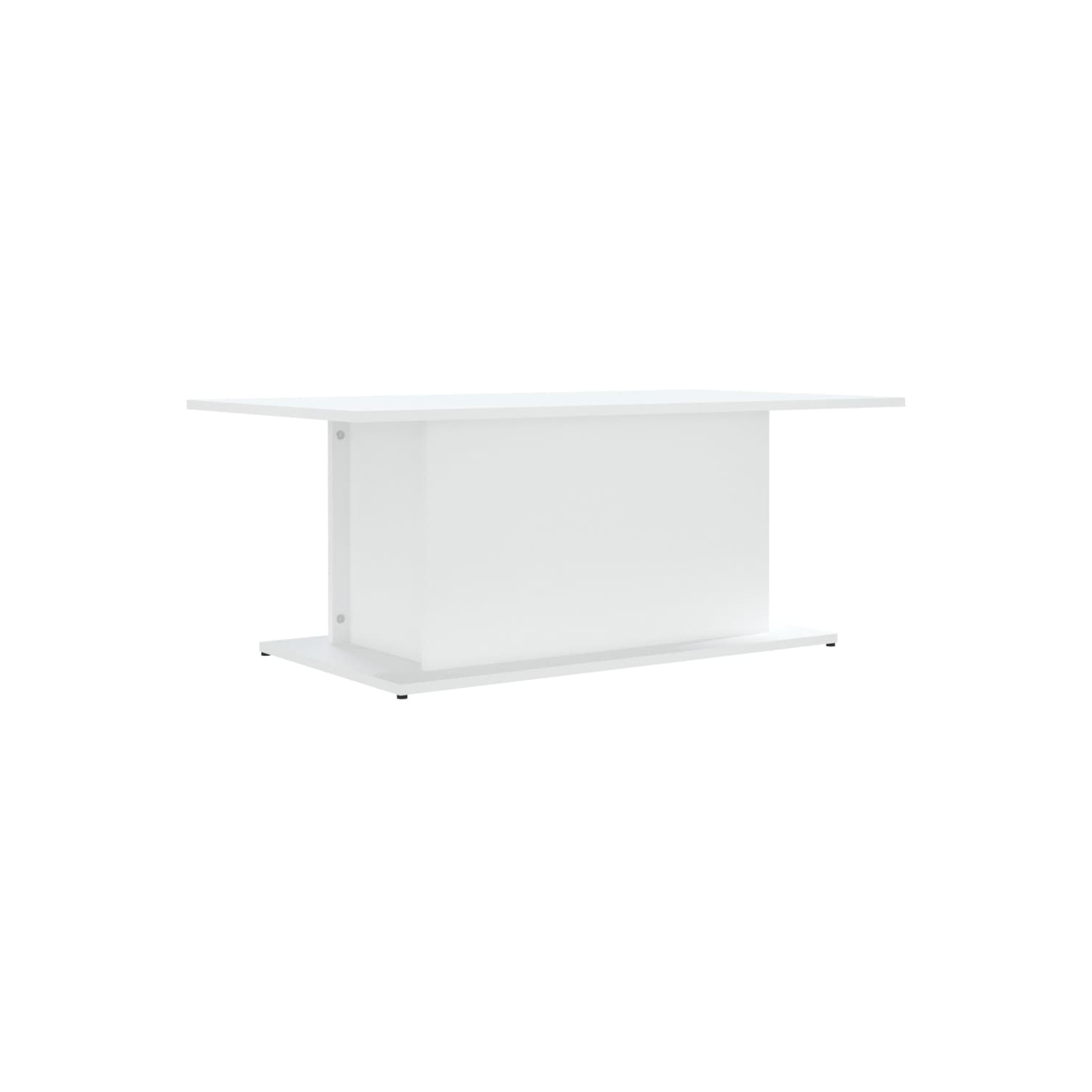 vidaXL Coffee Table White 102x55.5x40 cm Engineered Wood