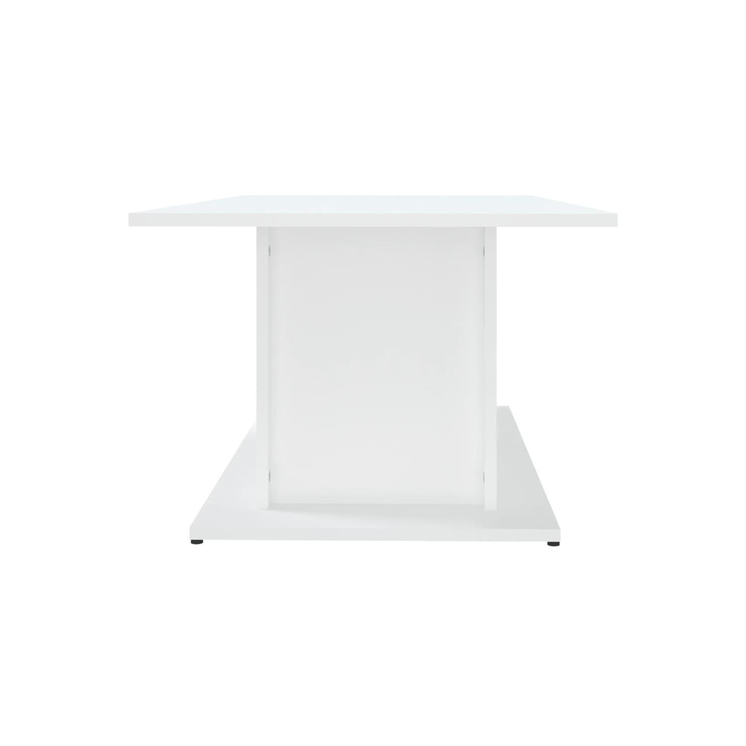 vidaXL Coffee Table White 102x55.5x40 cm Engineered Wood