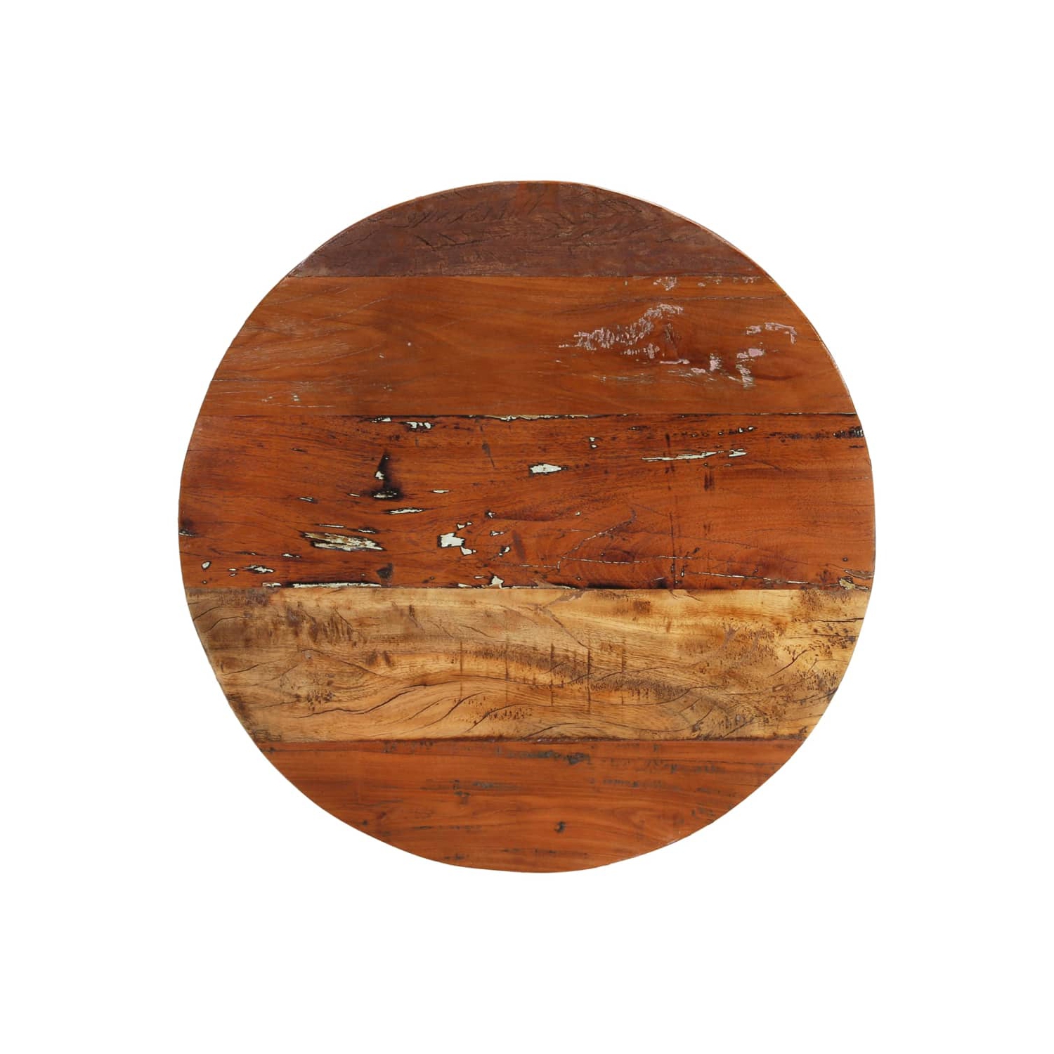 vidaXL Coffee Table Ø68 cm Solid Reclaimed Wood