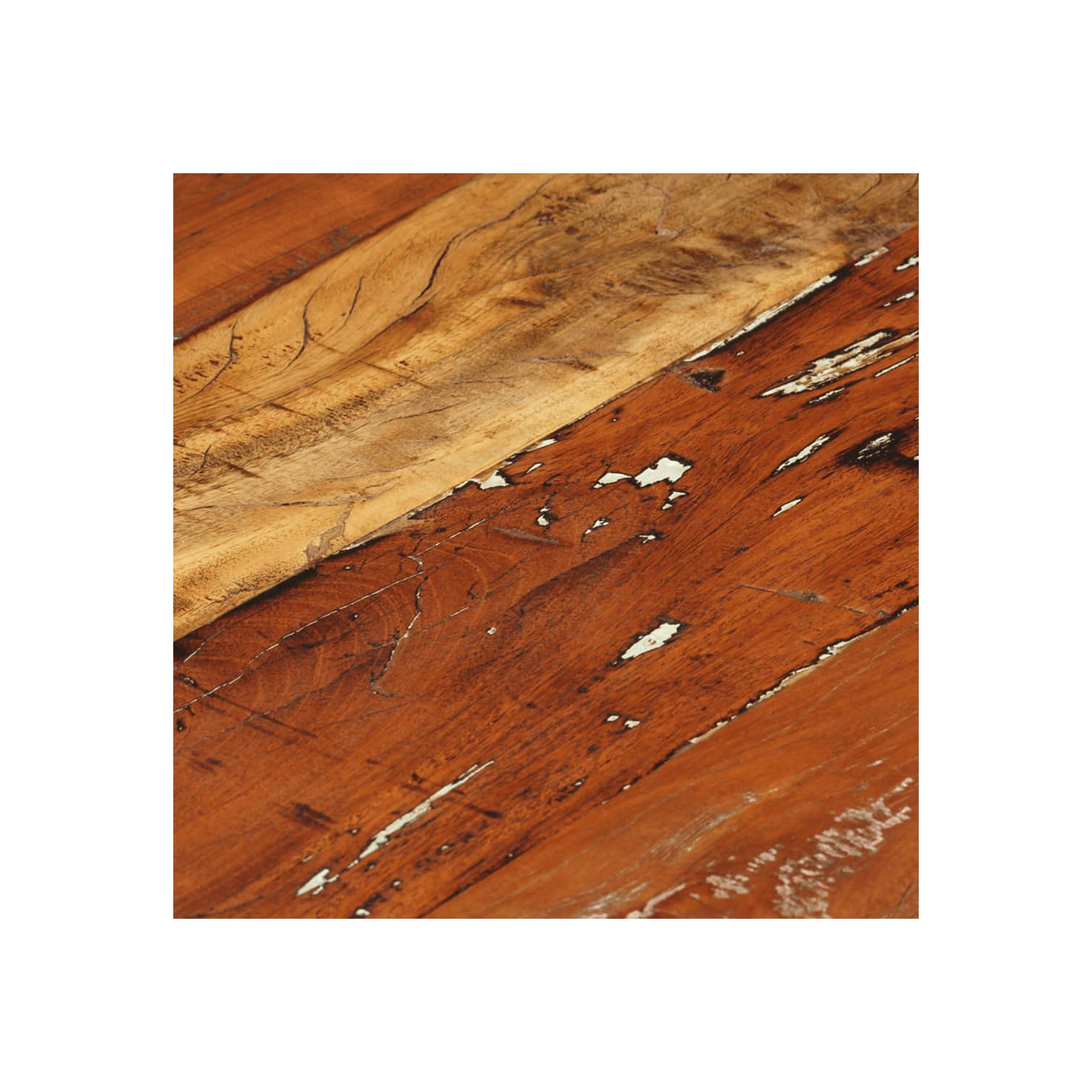 vidaXL Coffee Table Ø68 cm Solid Reclaimed Wood