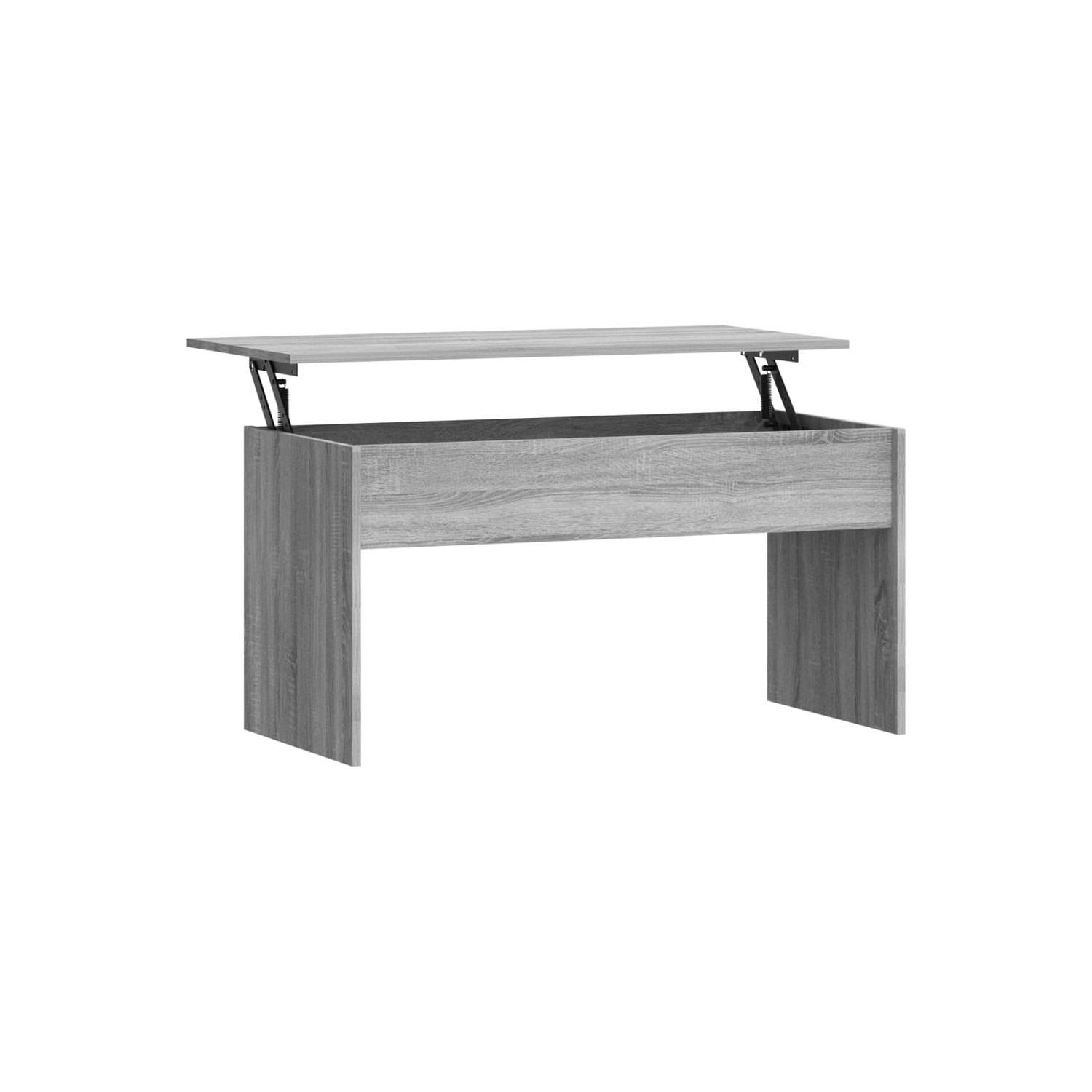 Table à café VisdaXL en bois d'ingénierie gris Sonoma 102x50.5x52,5&nbsp;cm