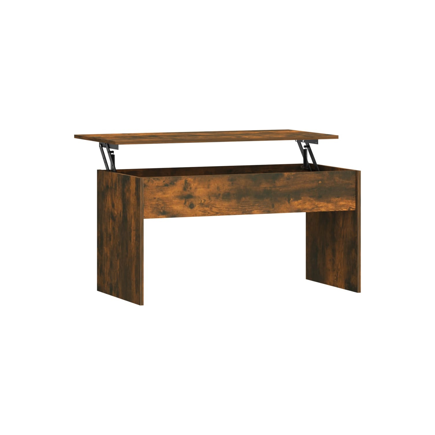 Table basse au fini chêne fumé de 102x50,5x52,5&nbsp;cm