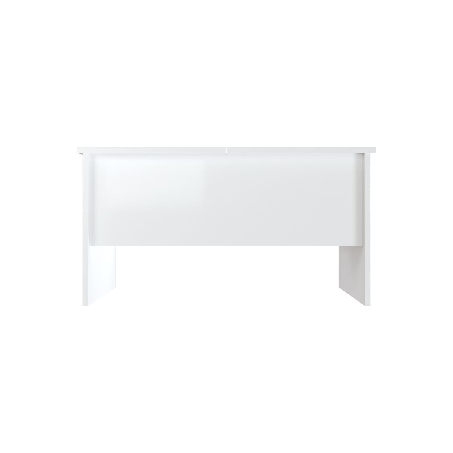 vidaXL Coffee Table High Gloss White 80x50x42.5 cm Engineered Wood